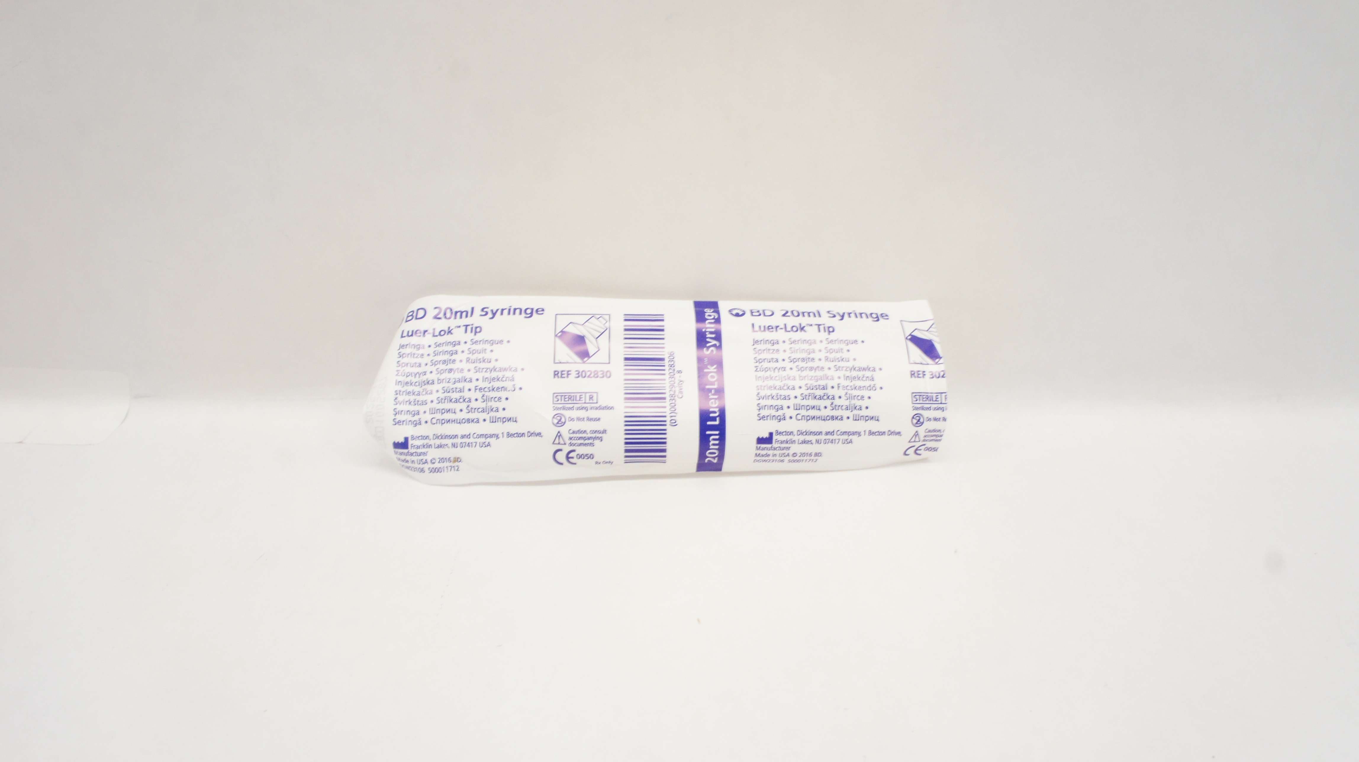 BD 302830 Syringe Luer-Lok Tip 20 ml