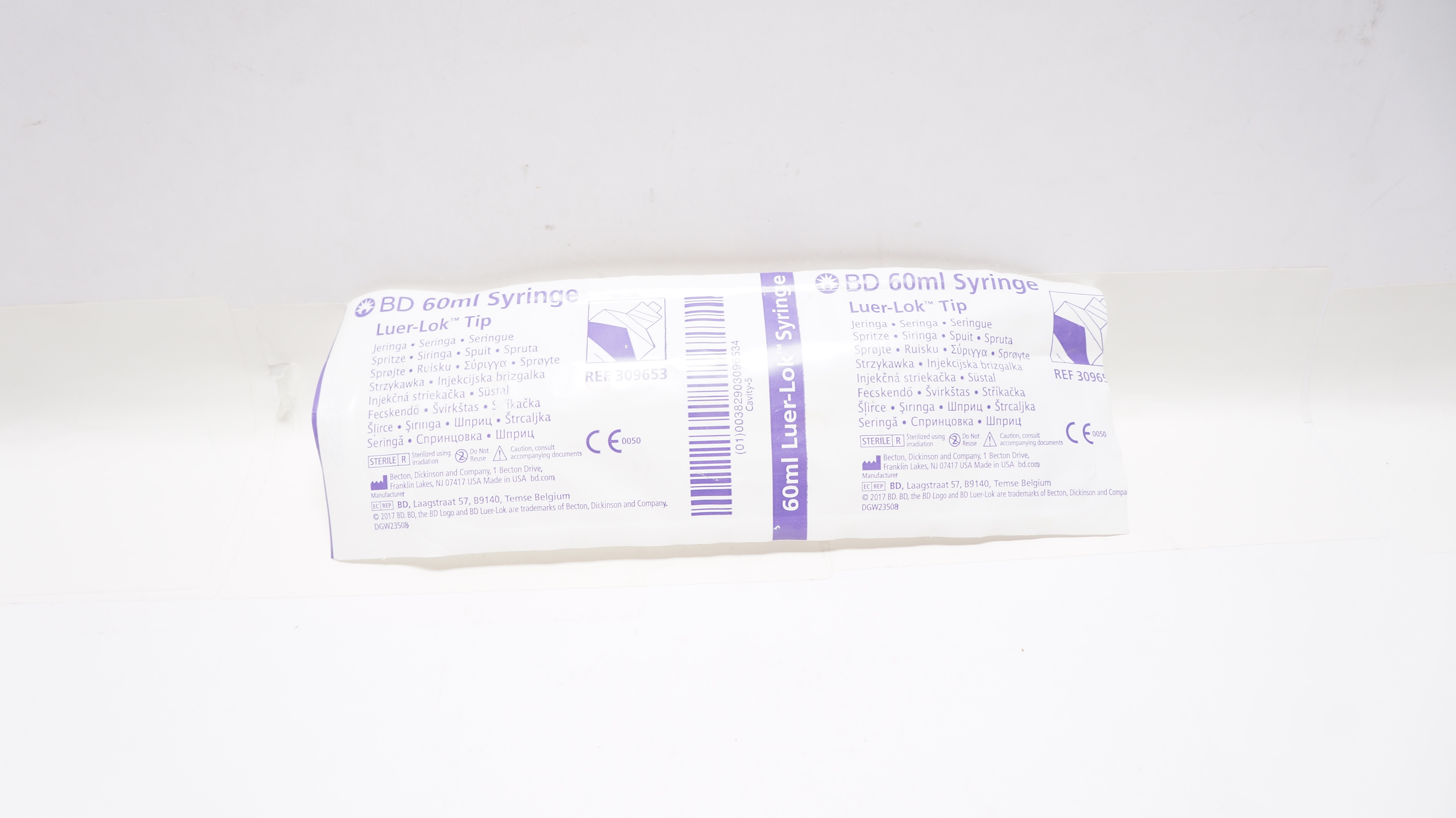 BD 309653 60ml Syringe Luer-Lok Tip