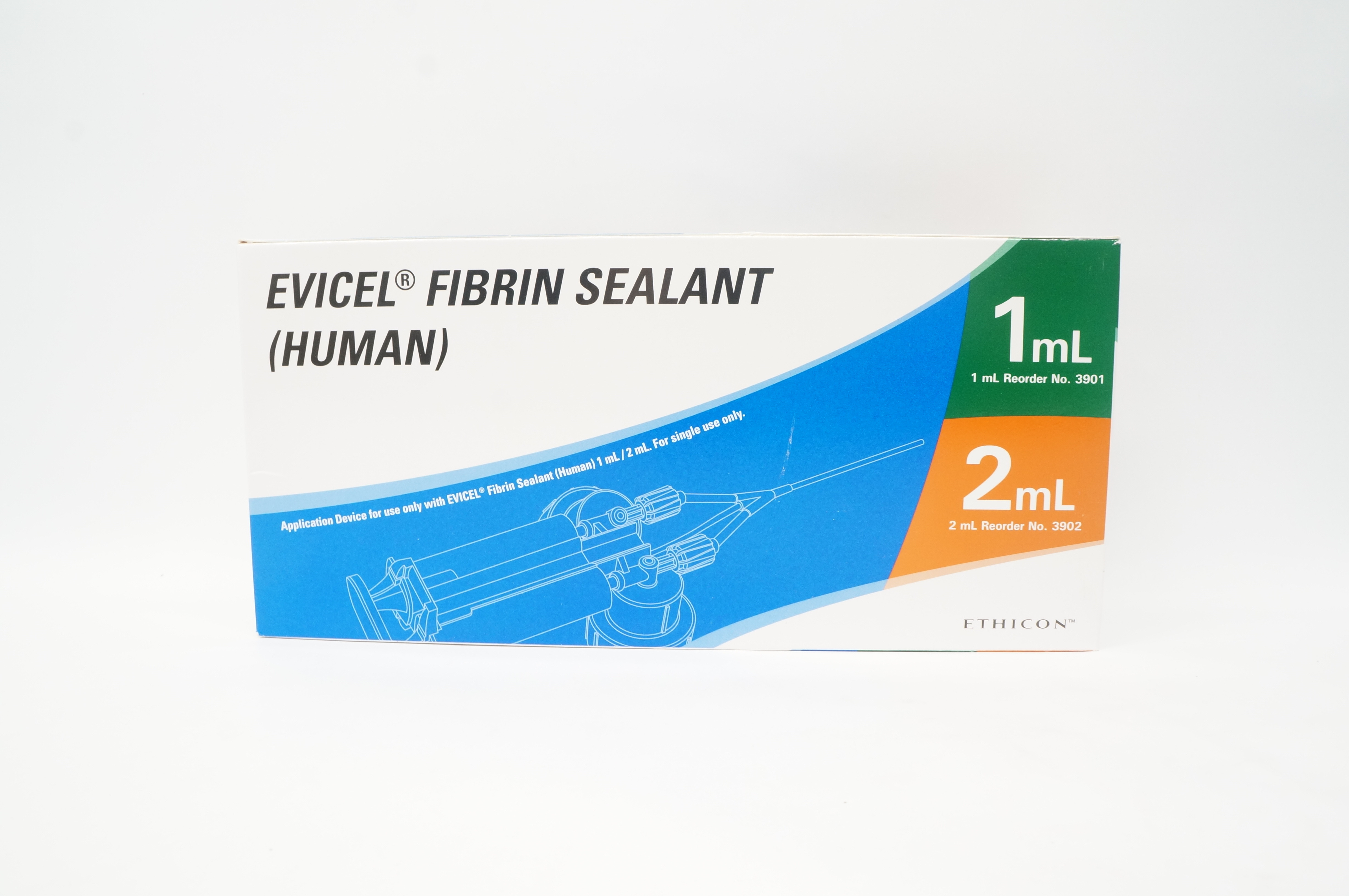 Ethicon 3901/2 Evicel Omrix Fibrin Sealant, Human 1mL/2mL Application