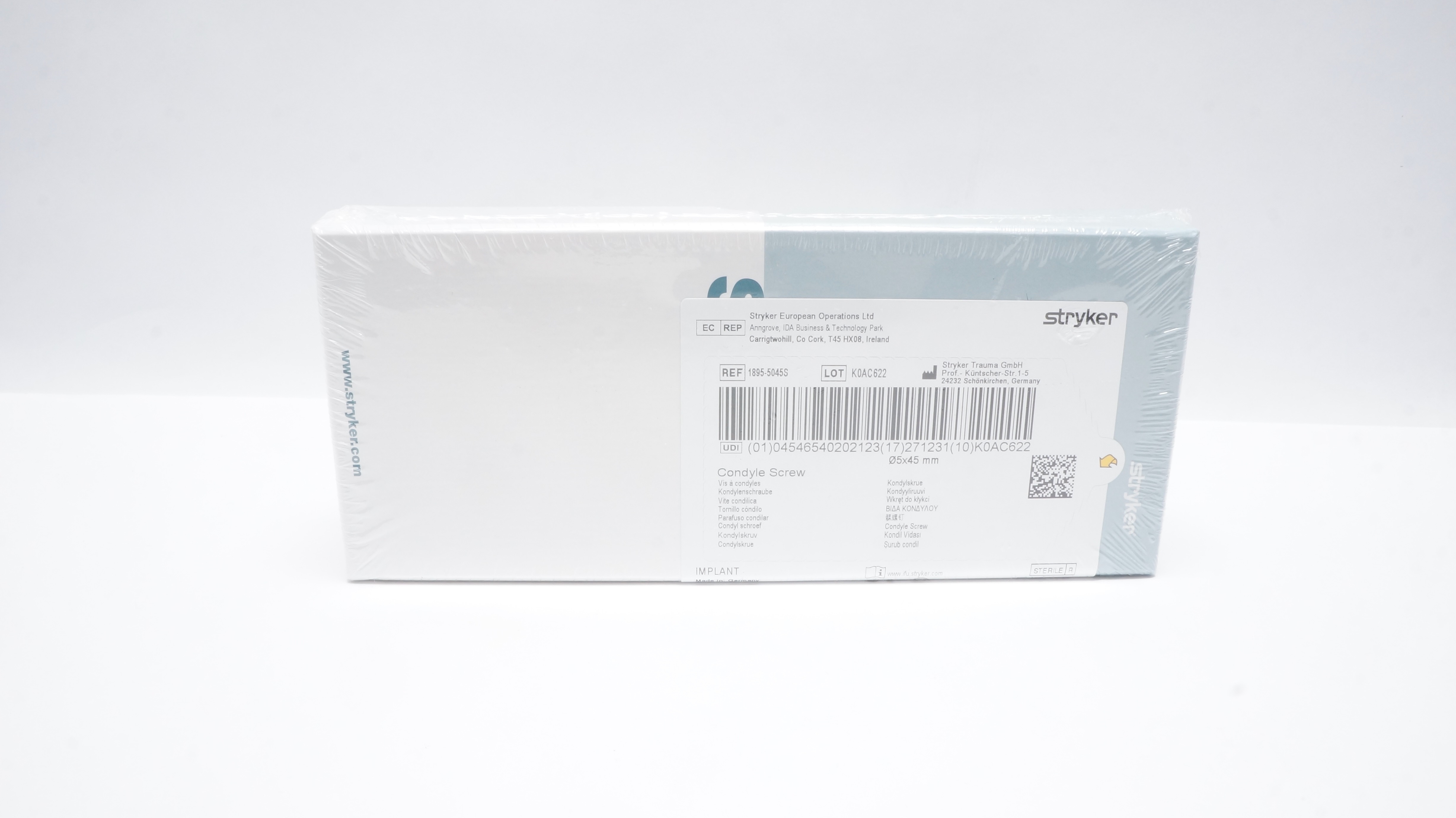 Stryker 1895-5045S Condyle Screw 5x45mm