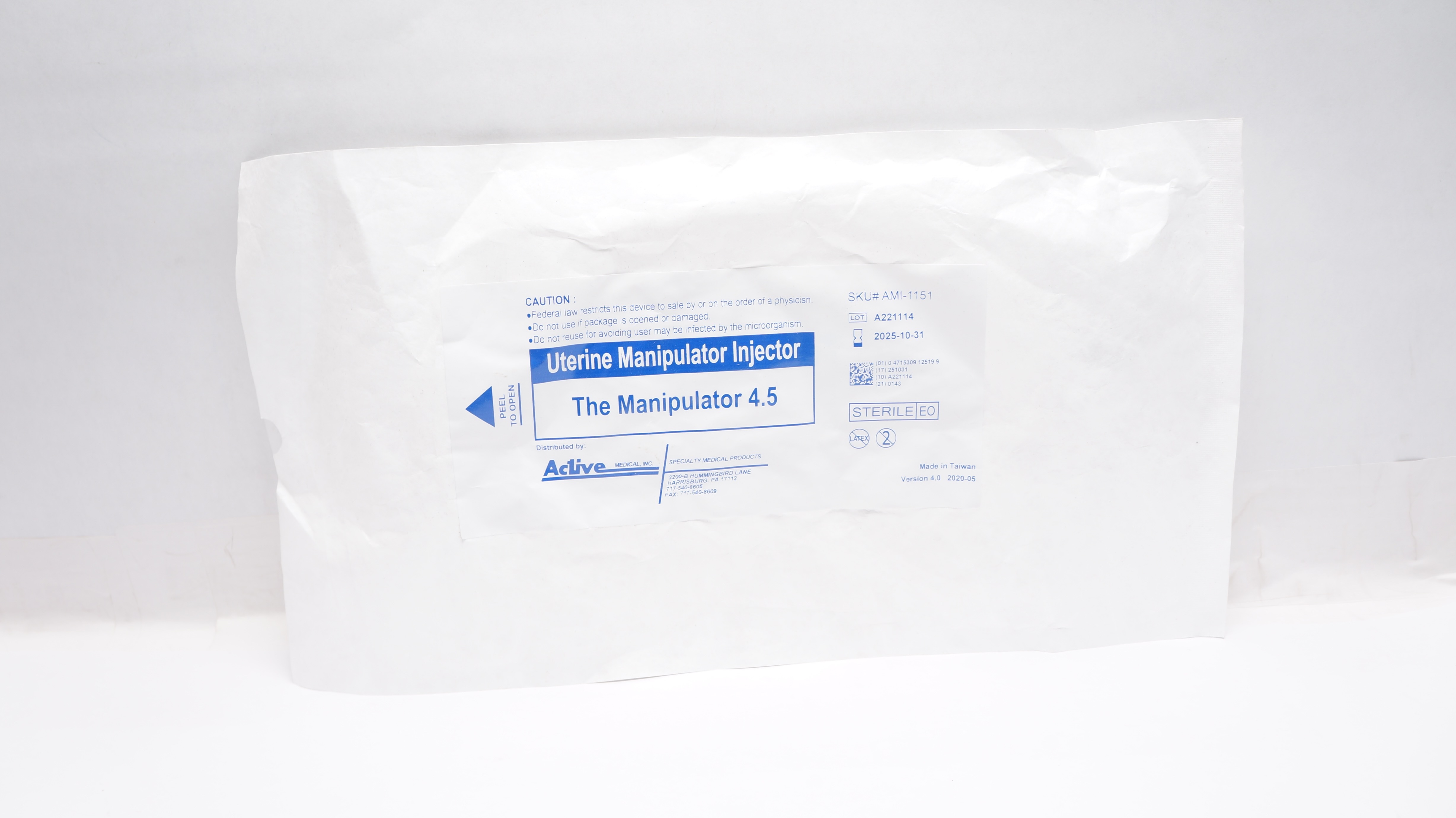 Active Medical AMI-1151 Uterine Manipulator Injection, The Manipulator 4.5