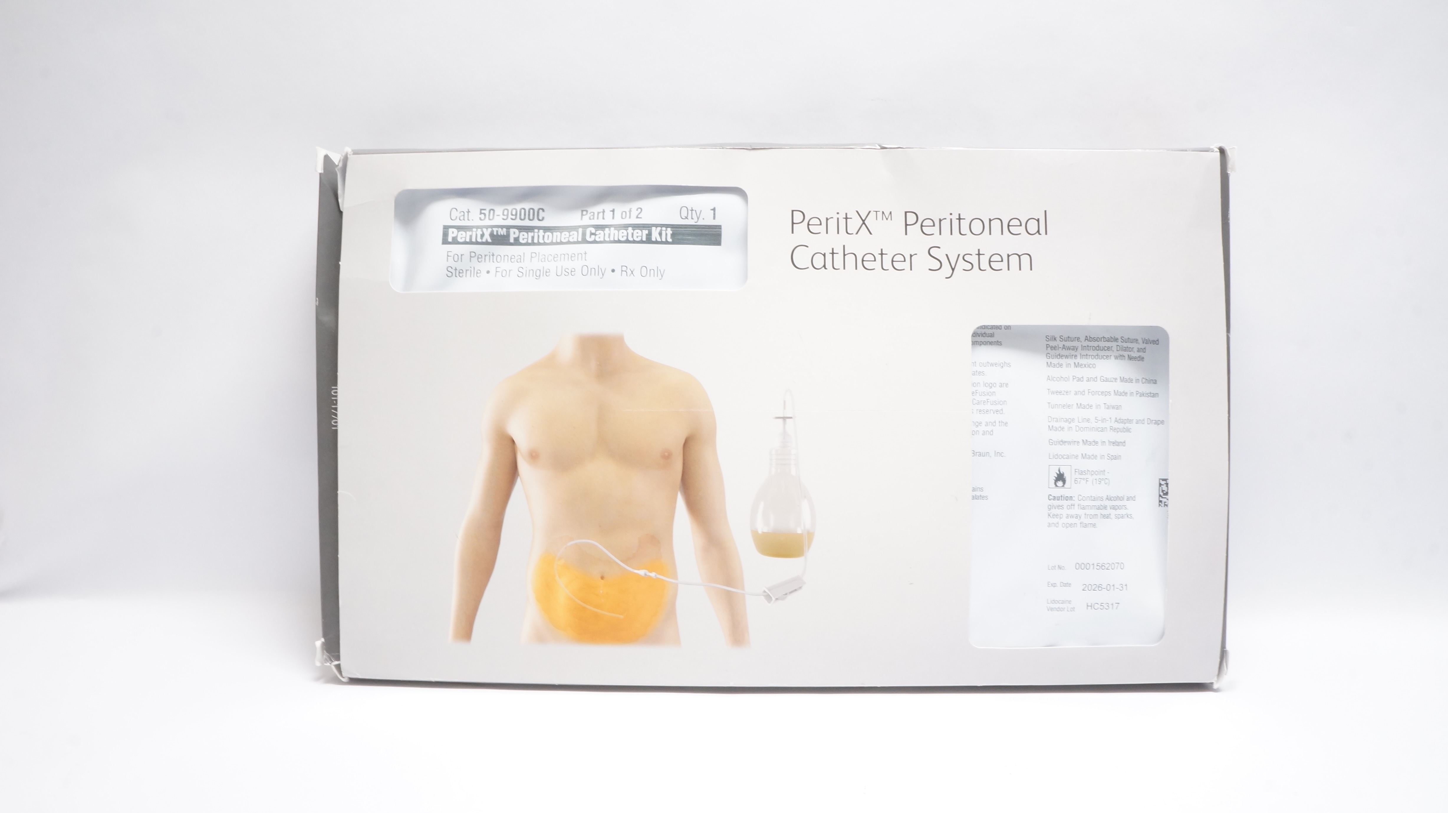 CareFusion 509900C PeritX Peritoneal Cath. Kit, Part 1 of 2