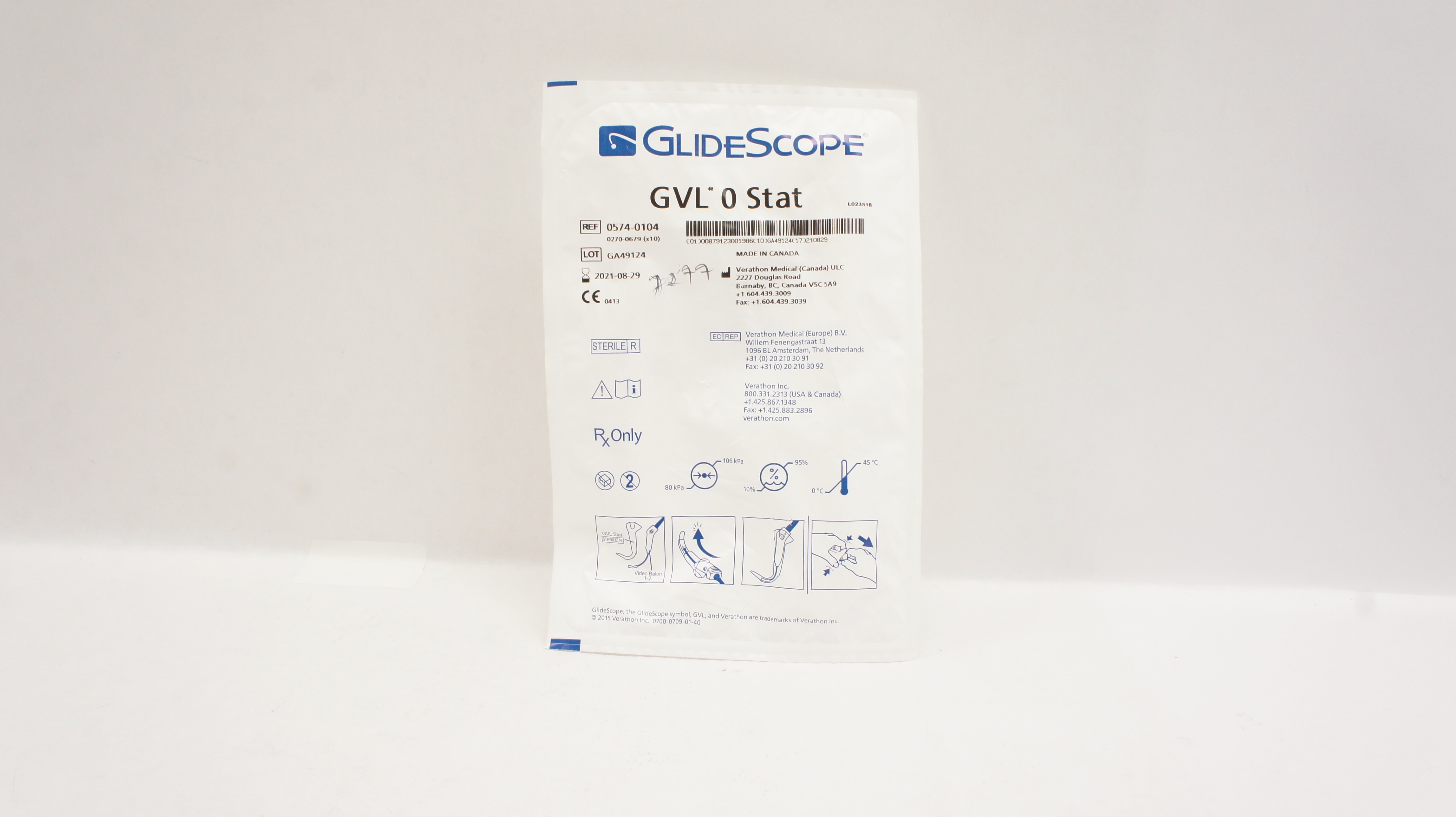 GlideScope 0574-0104 GVL 0 Stat (x)