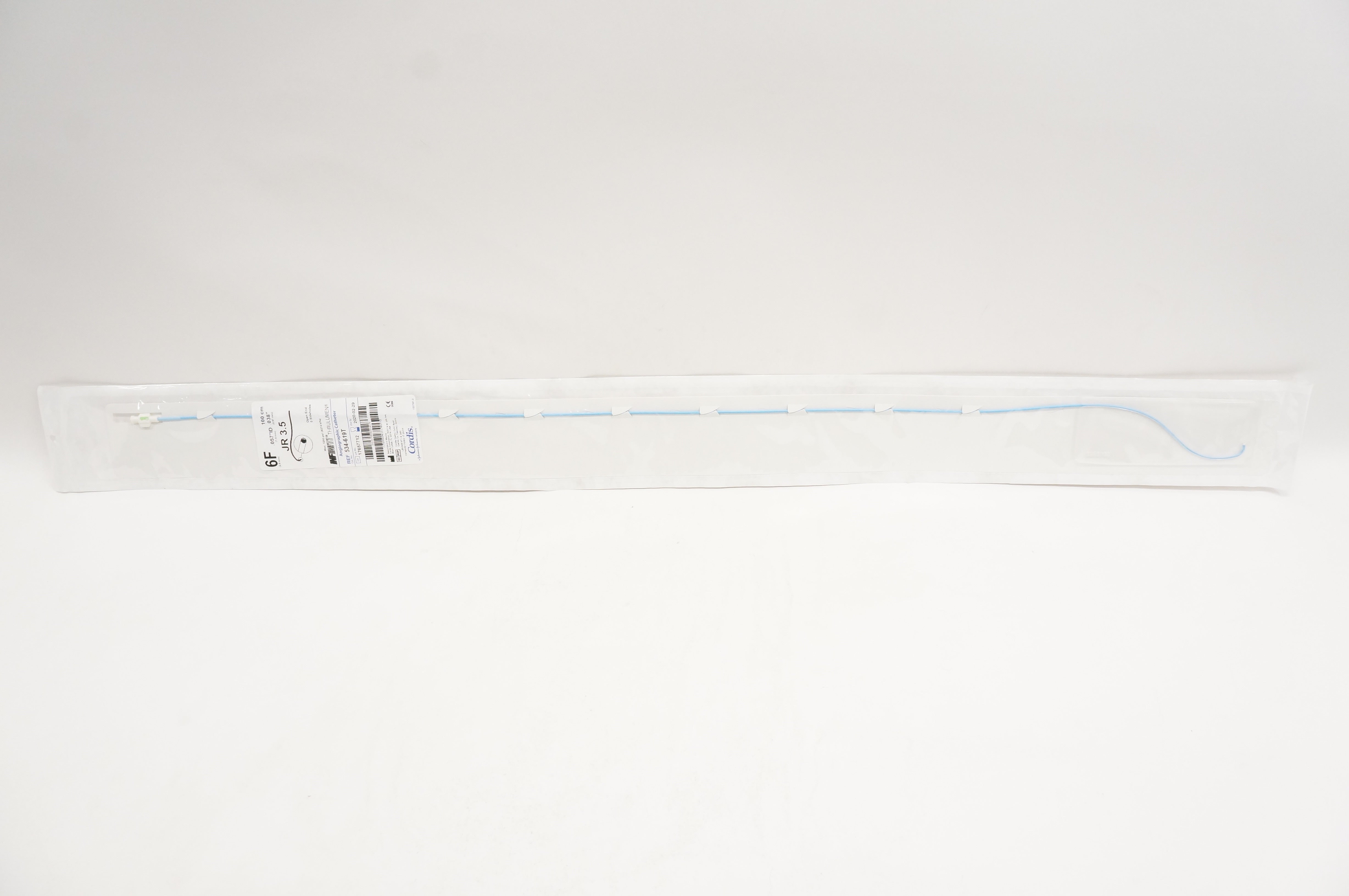 Cordis 534-619T Infiniti Angiographic Cath. JR 3.5 6F x 100 cm x .057inch (x)