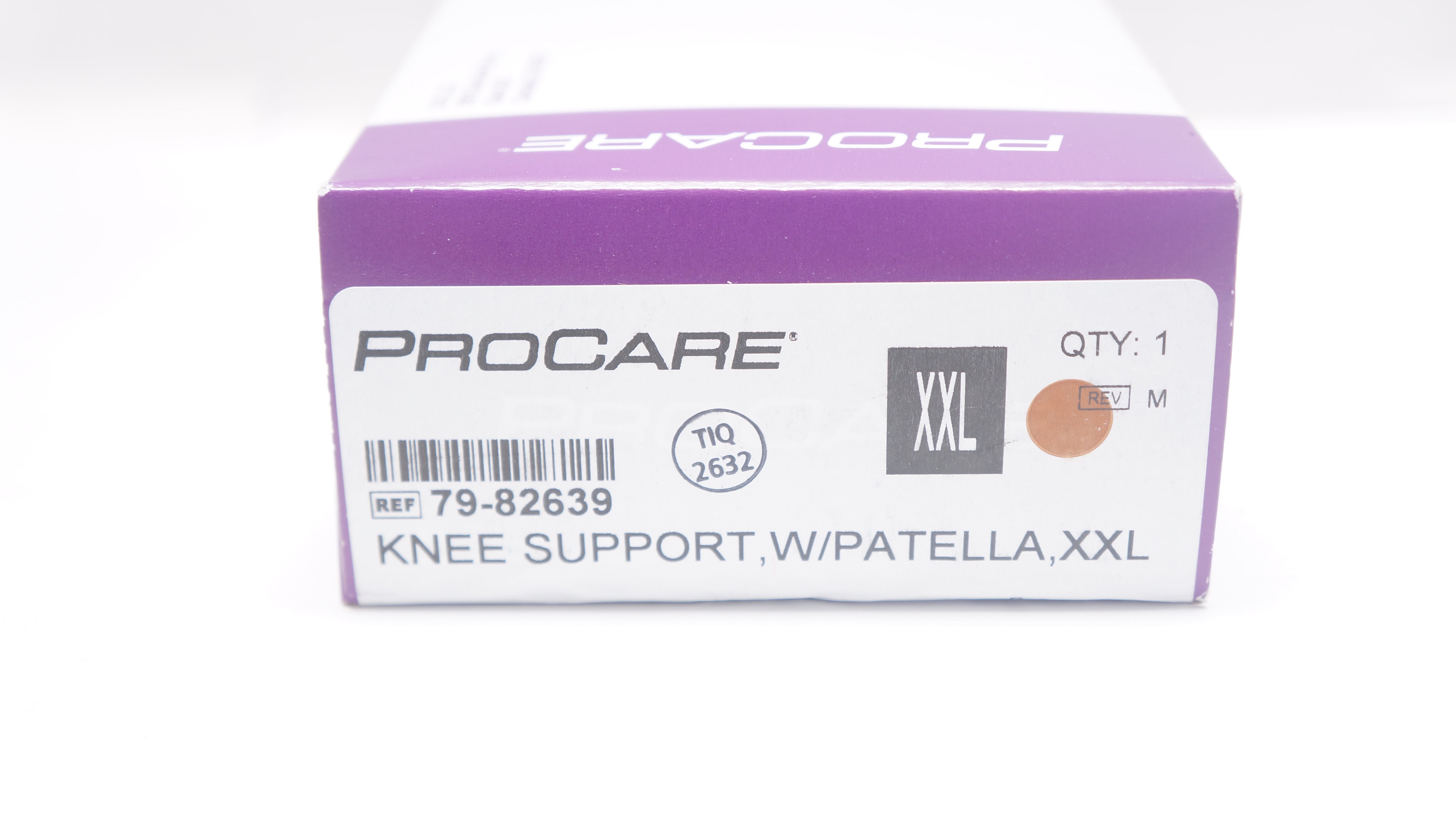 Procare 7982639 Knee Support, w/Patella, XXL