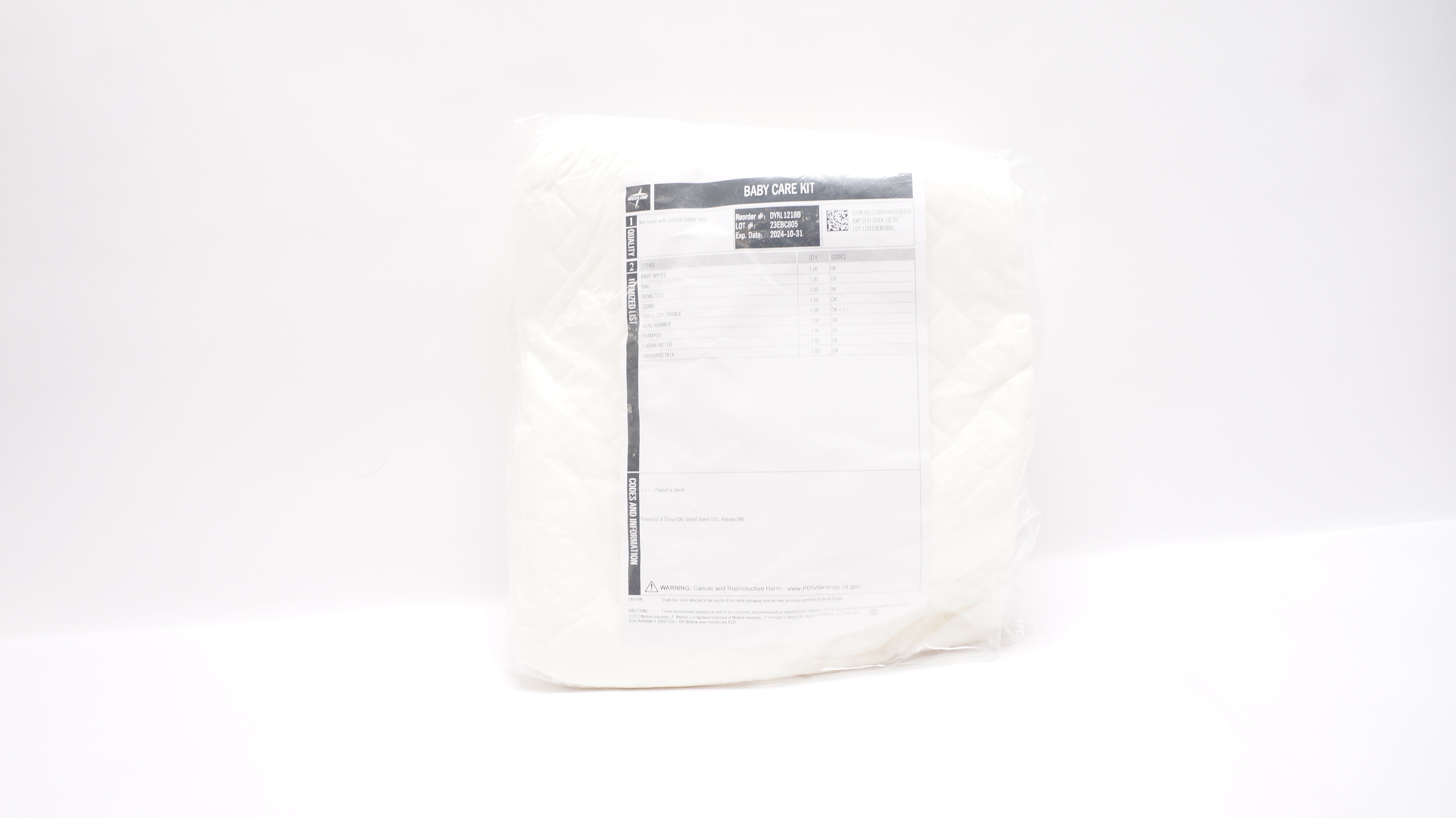 Medline DYKL1218B Baby Care Kit