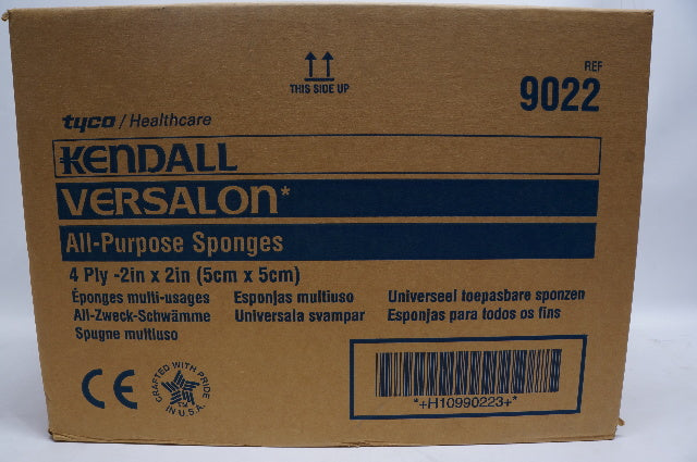 Tyco 9022 Kendall Versalon All-Purpose Sponges 4 Ply, 2inch x 2inch-Case of 8000