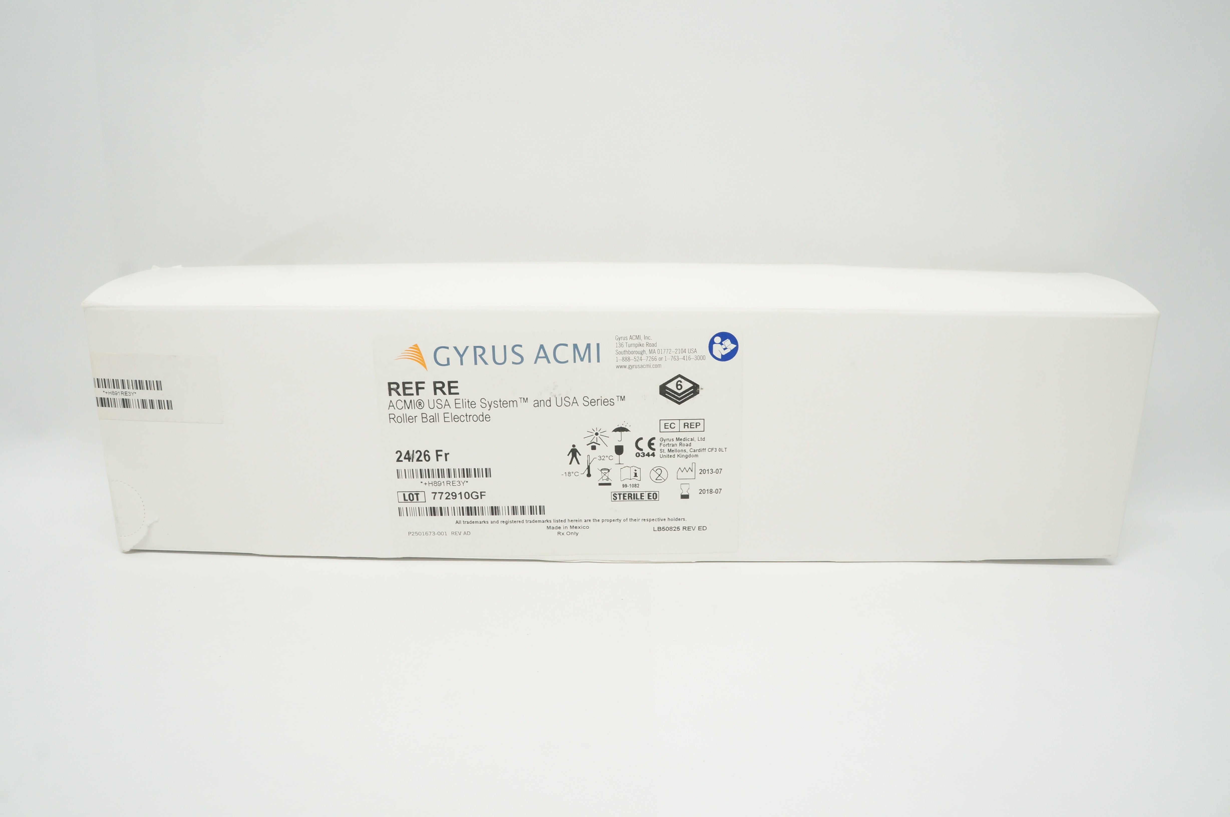 Gyrus ACMI RE Elite System & Series Roller Ball Electrode 24/26Fr (x) - Box of 6