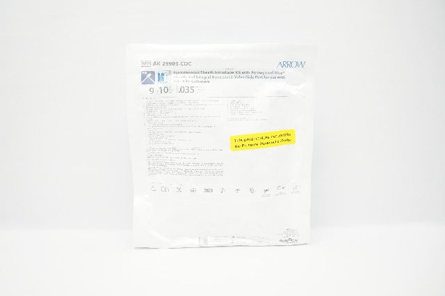 Arrow AK-29903-CDC Percutaneous Sheath Introducer Kit 9Fr x 10cm x .035 inch (x)
