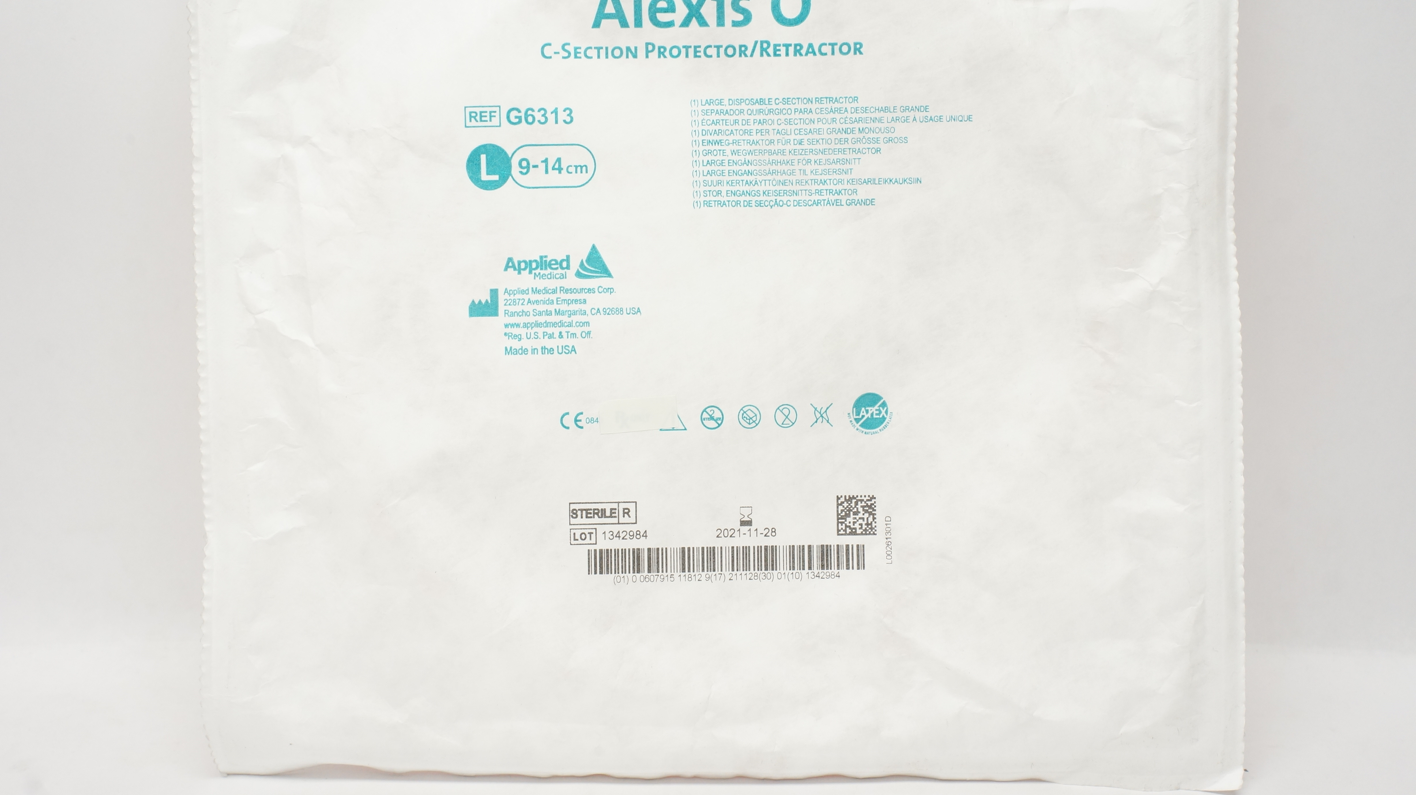 Applied Medical G6313 Alexis O C-Section Protector/Retractor 9