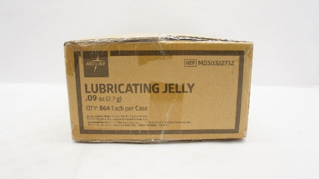 Medline MDS032273Z Lubricating Jelly .09oz - Case of 864
