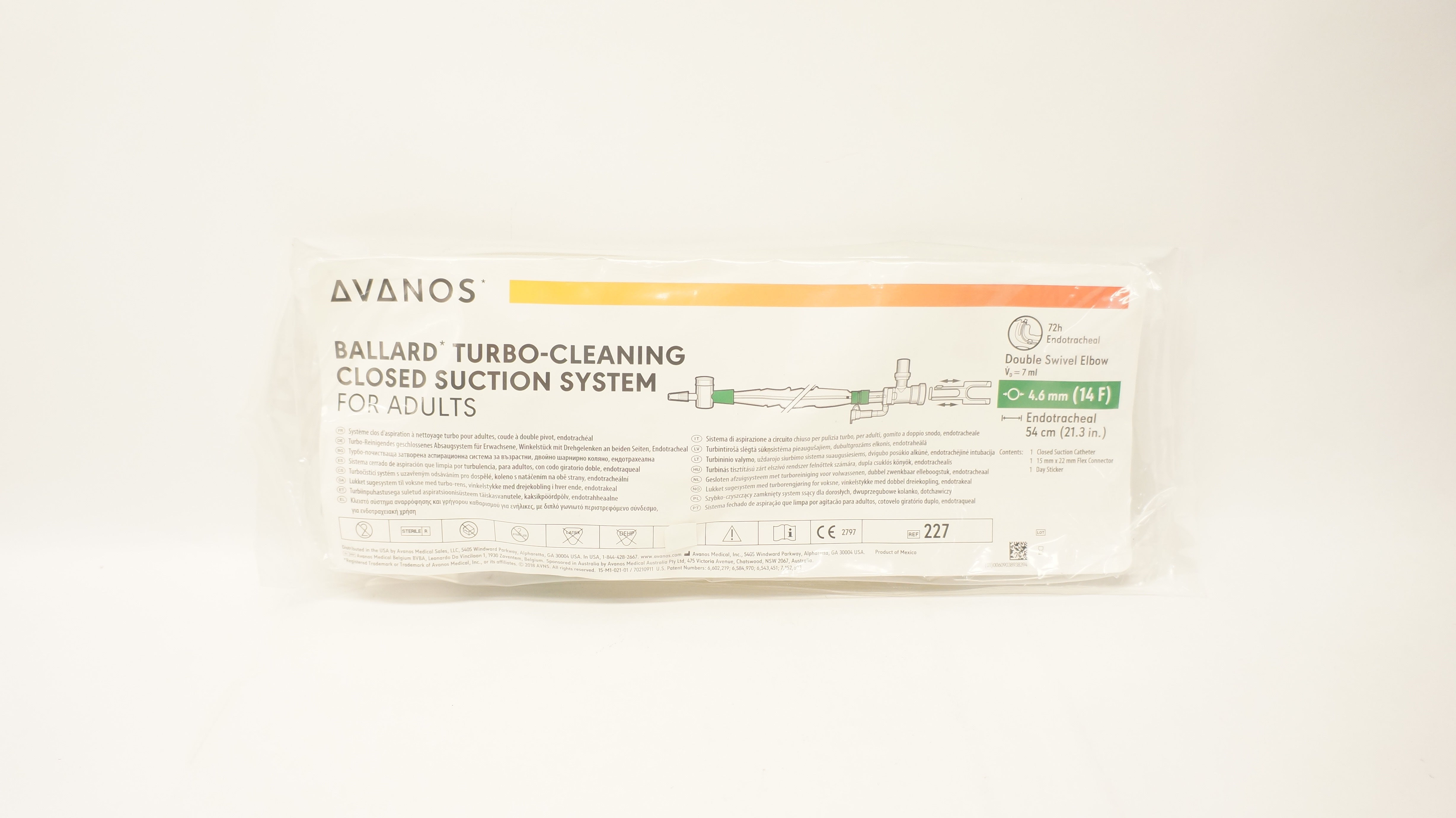 Avanos 227 Ballard Turbo-Cleaning Closed Suction System 14F x 21.3in.