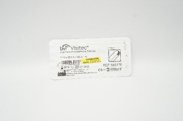 BVI 585176 Visitec Sub-Tenon's Anesthesia Cannula 19G x 1inch (x)