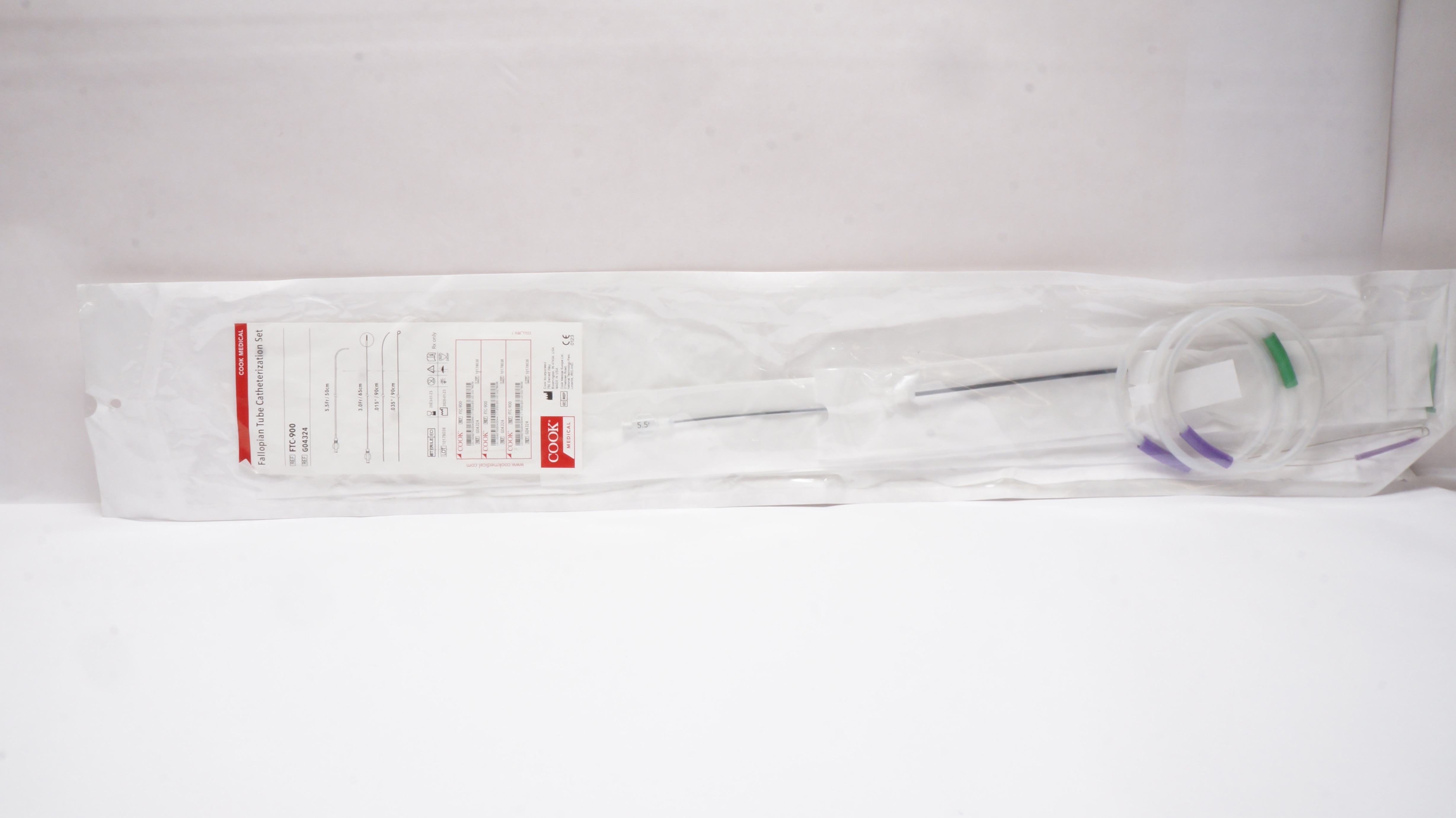 Cook Medical G04324 Fallopian Tube Catheterization Set 5.5Fr/50cm (x)