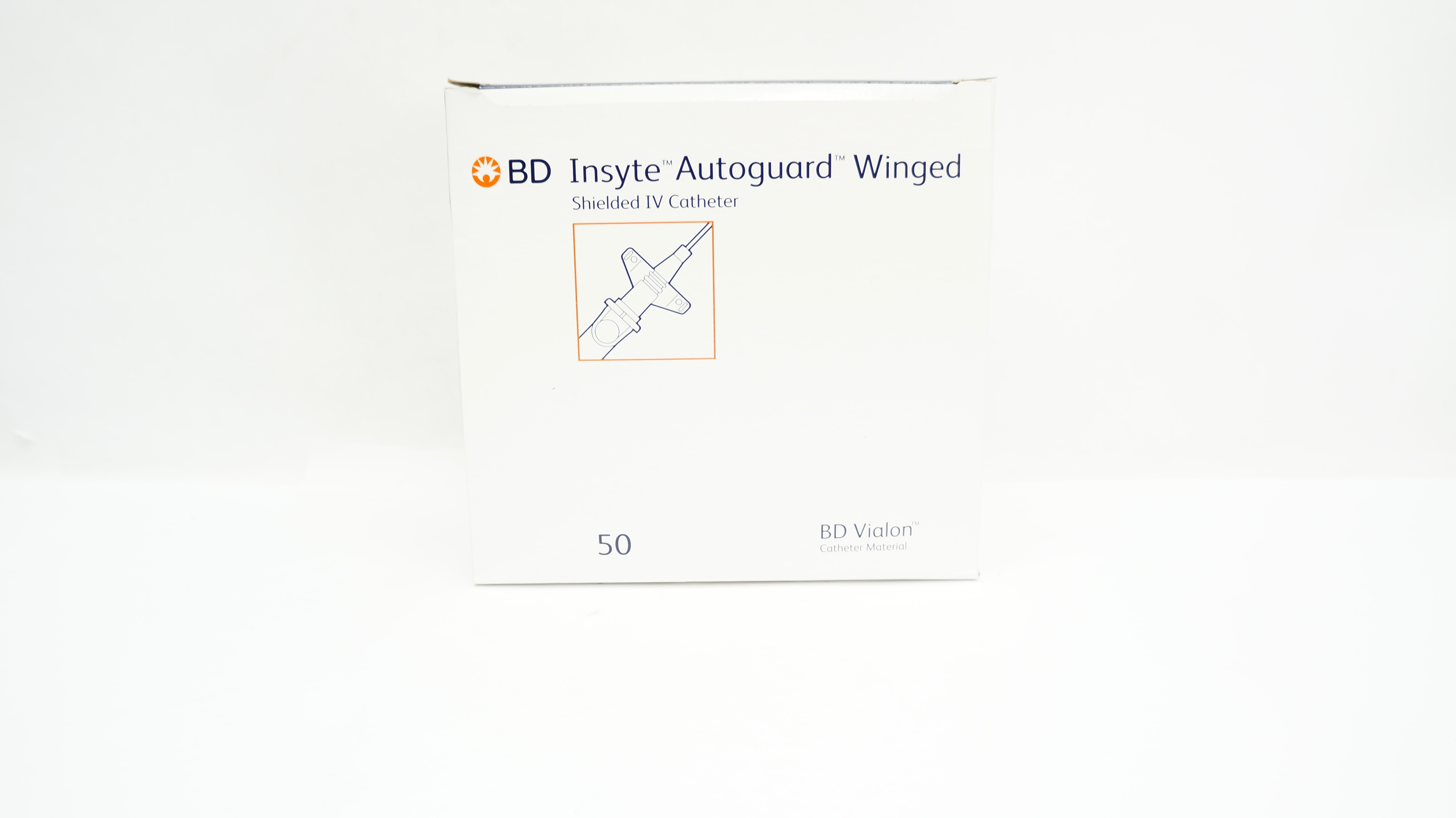 BD 381523 Insyte Autoguard Winged 22Ga 1.00inch 0.9 x 25mm - Box of 50