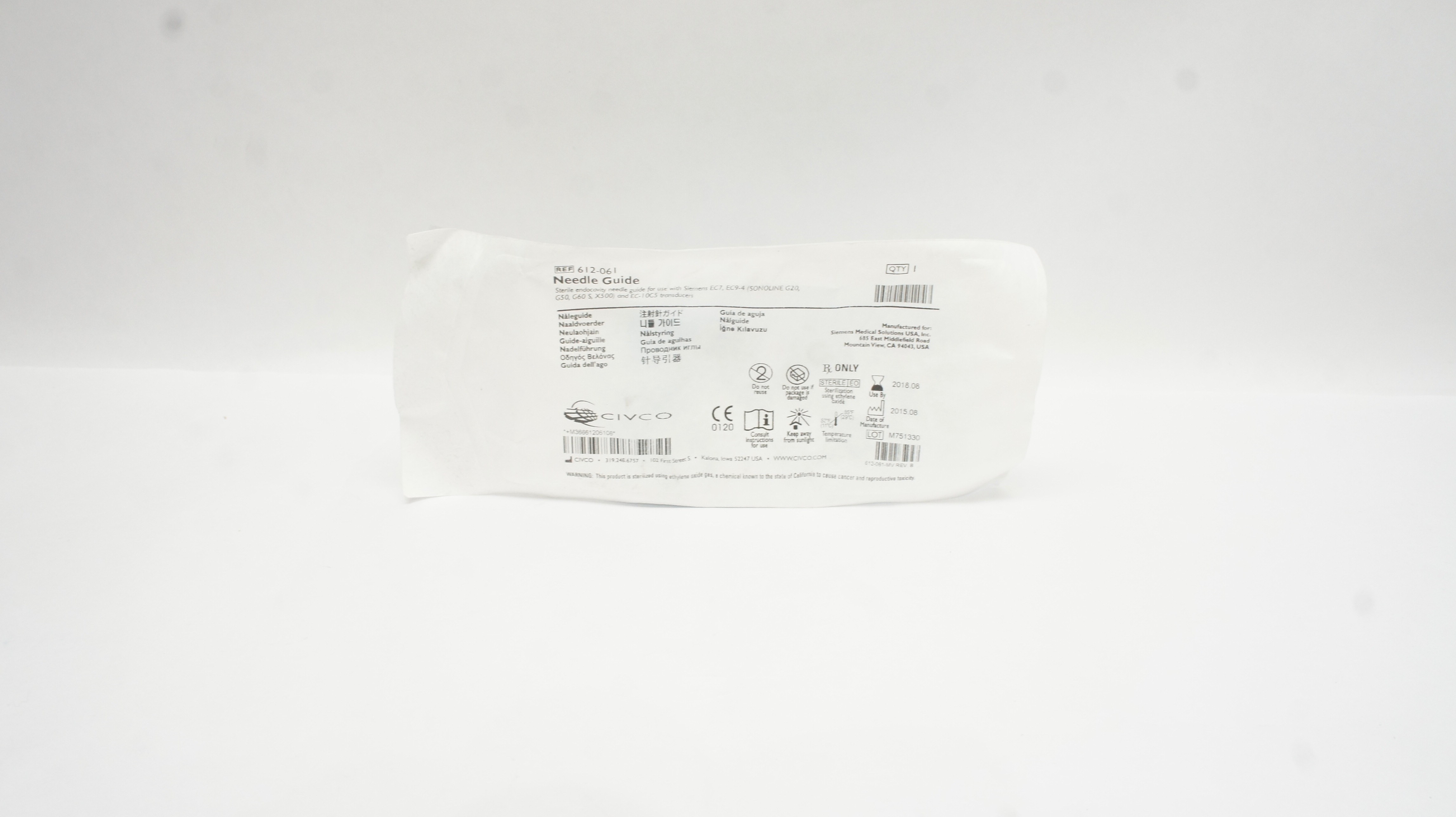 Civco 612-061 Ndle Guide (x)