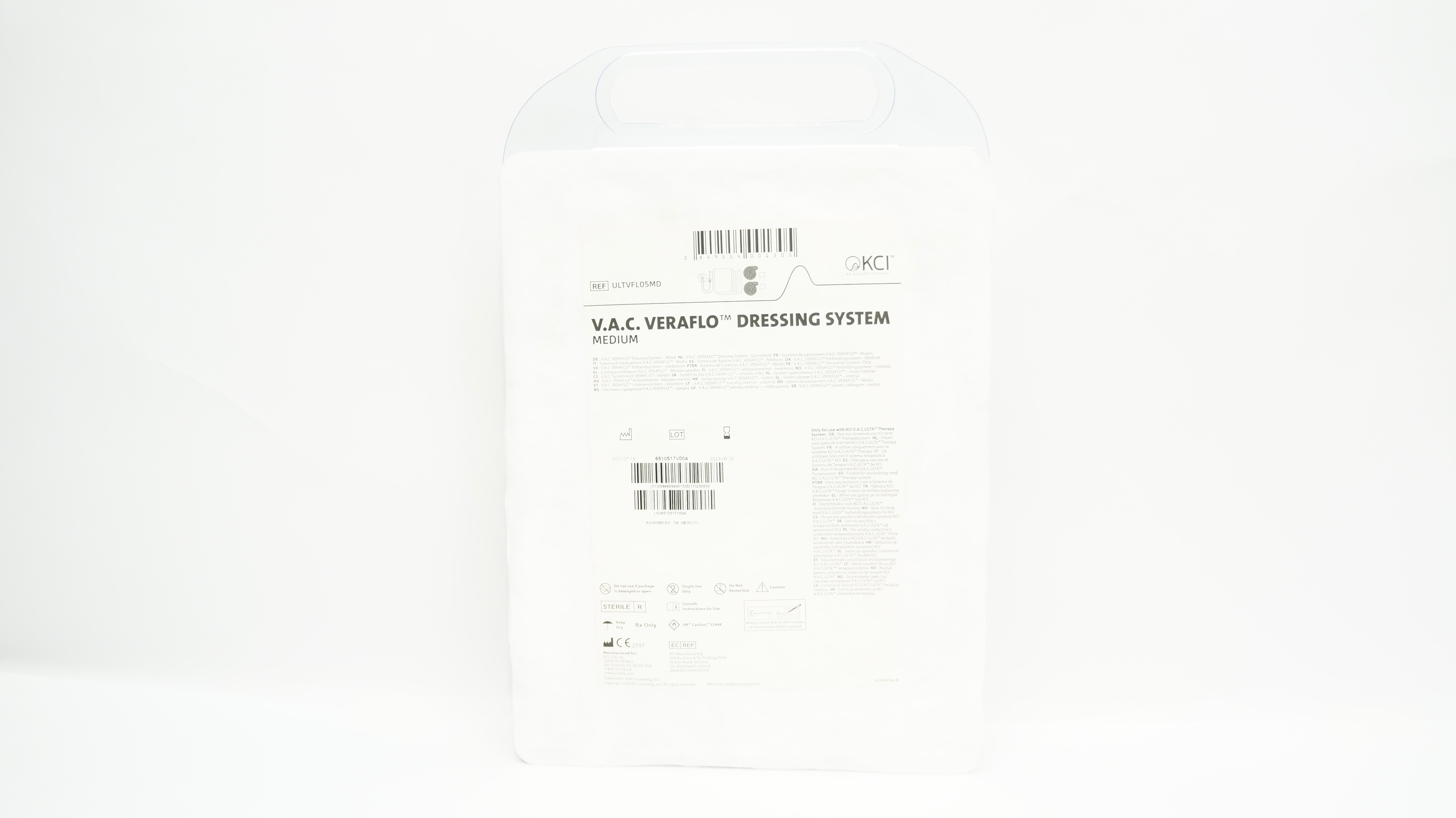 KCI ULTVFL05MD Acelity V.A.C. Veraflo Dressing System Medium