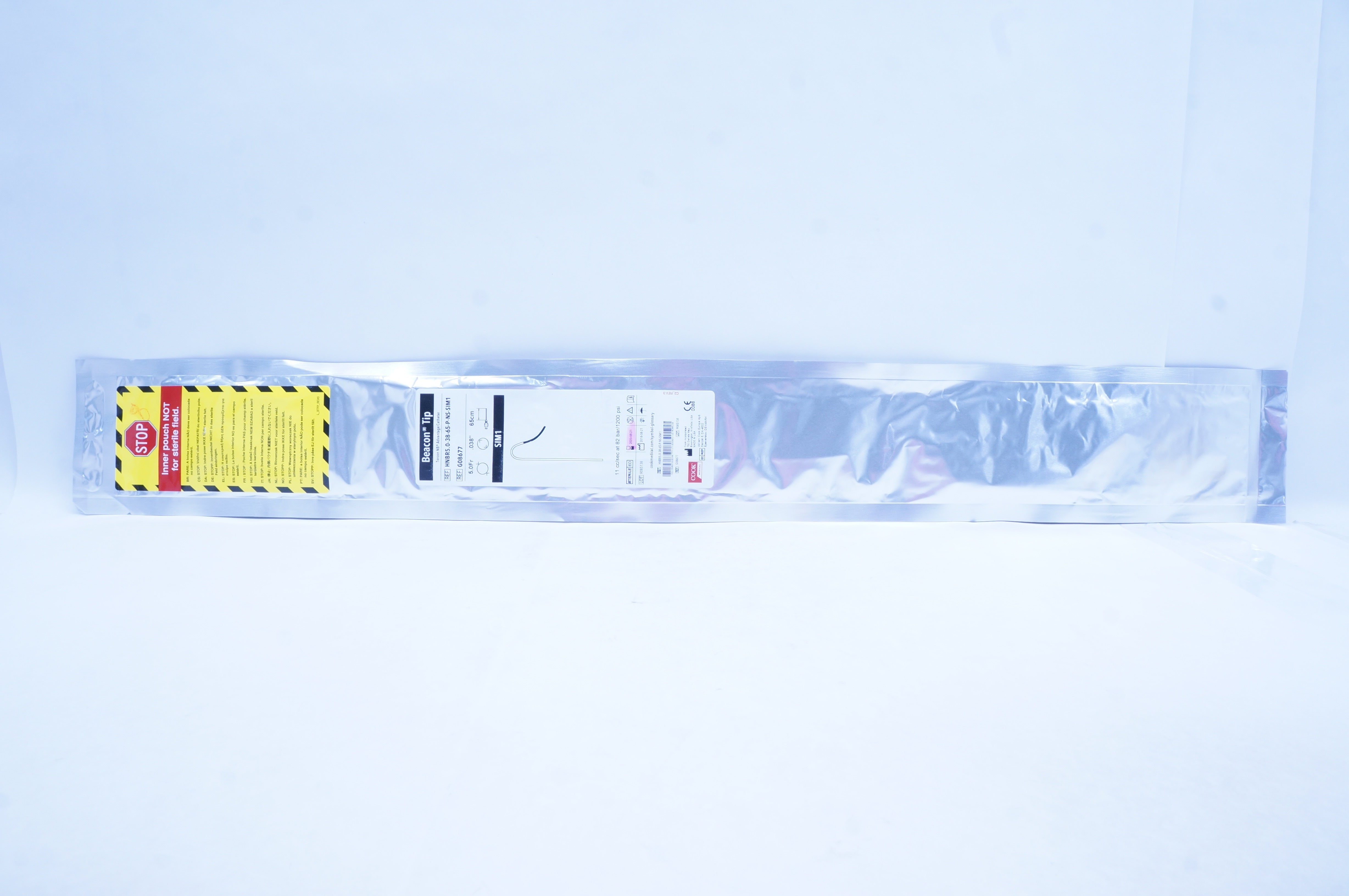 Cook Medical G08677 Torcon NB Advantage Cath. SIM1 5.0Fr. x .038in. x 65cm