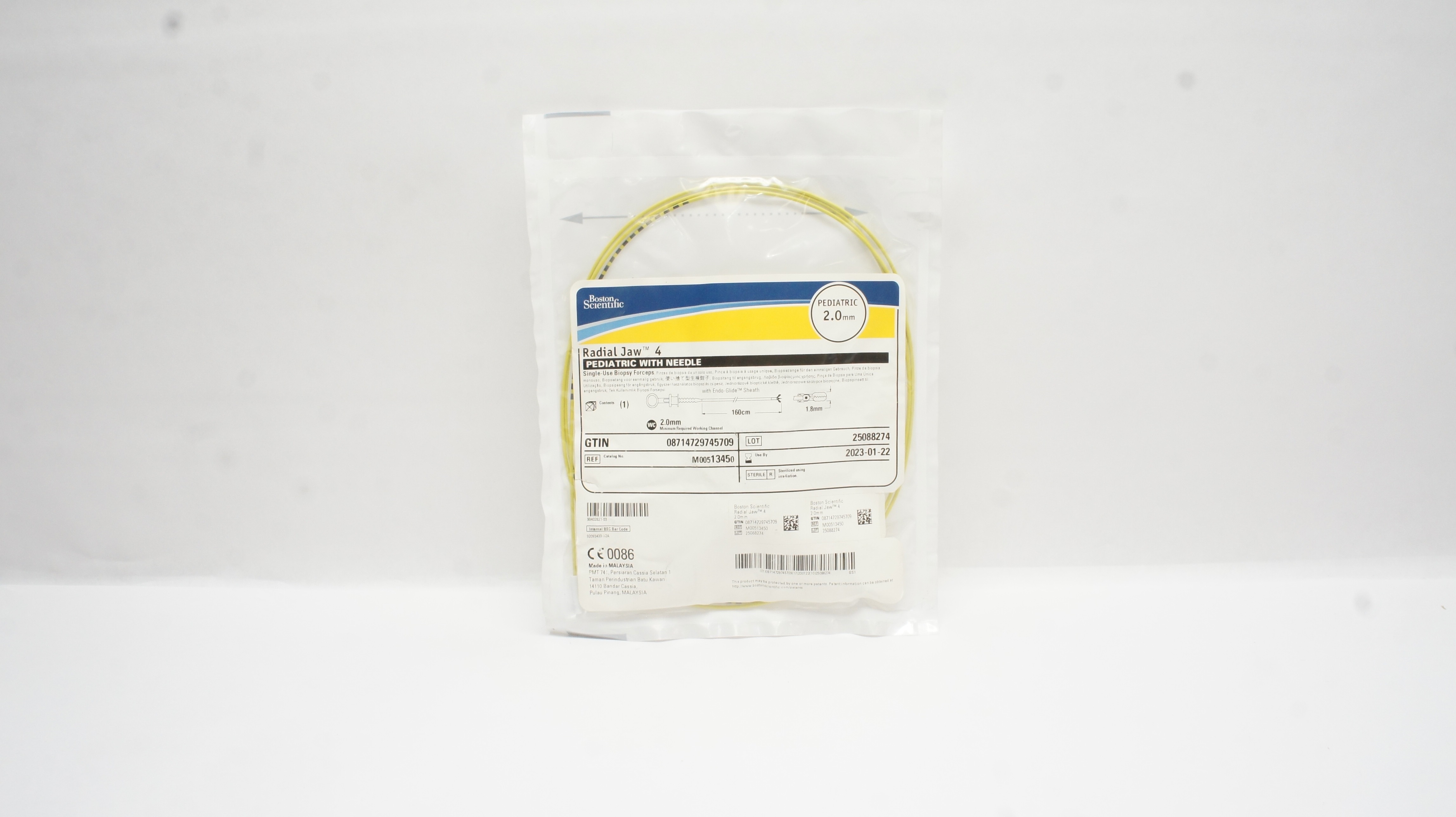 Boston Scientific 1345 Radial Jaw 4 Pediatric With Ndle 2.0mm (x)
