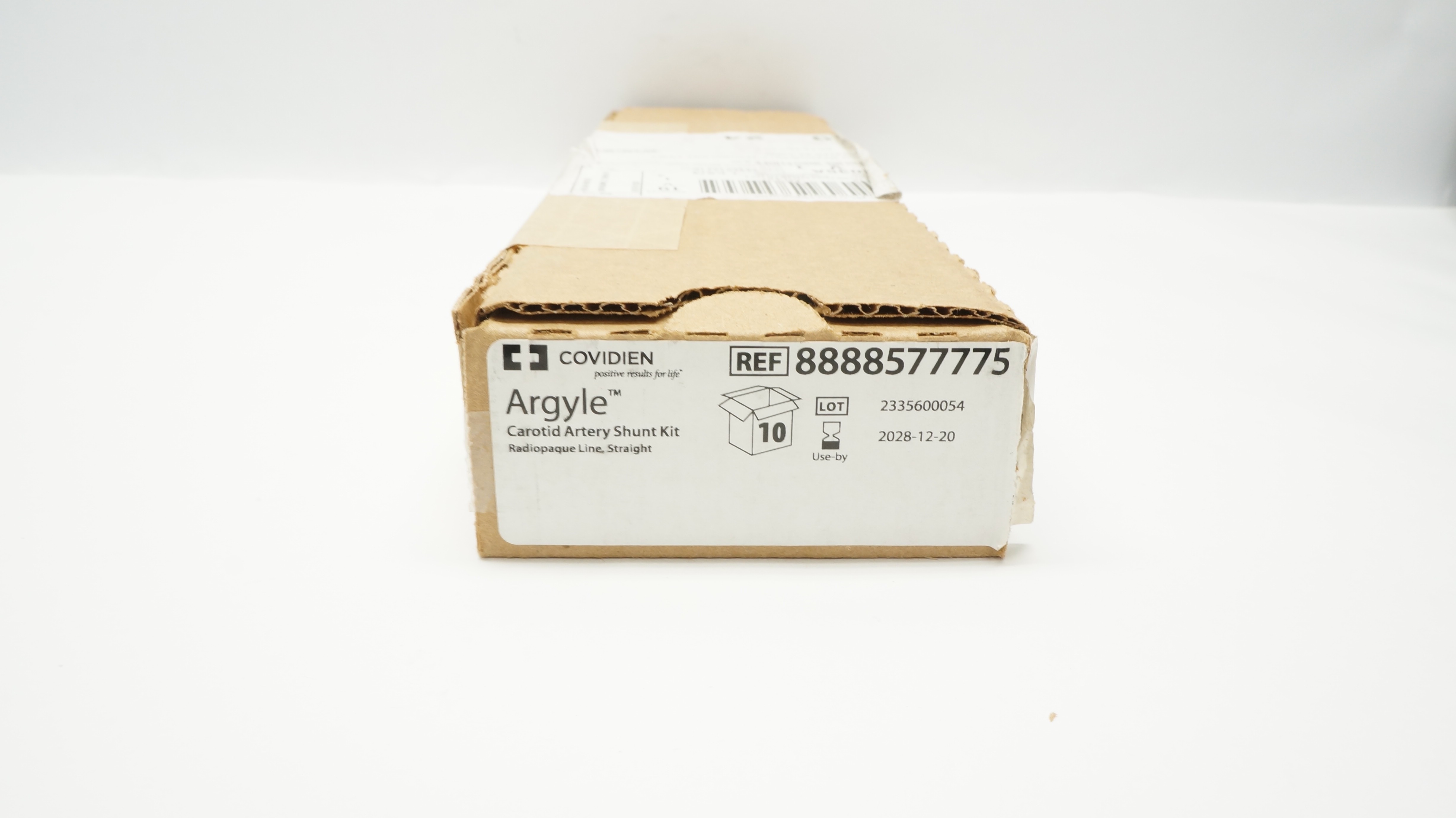 Covidien 8888577775 Argyle Carotid Artery Shunt Kit - Box of 10