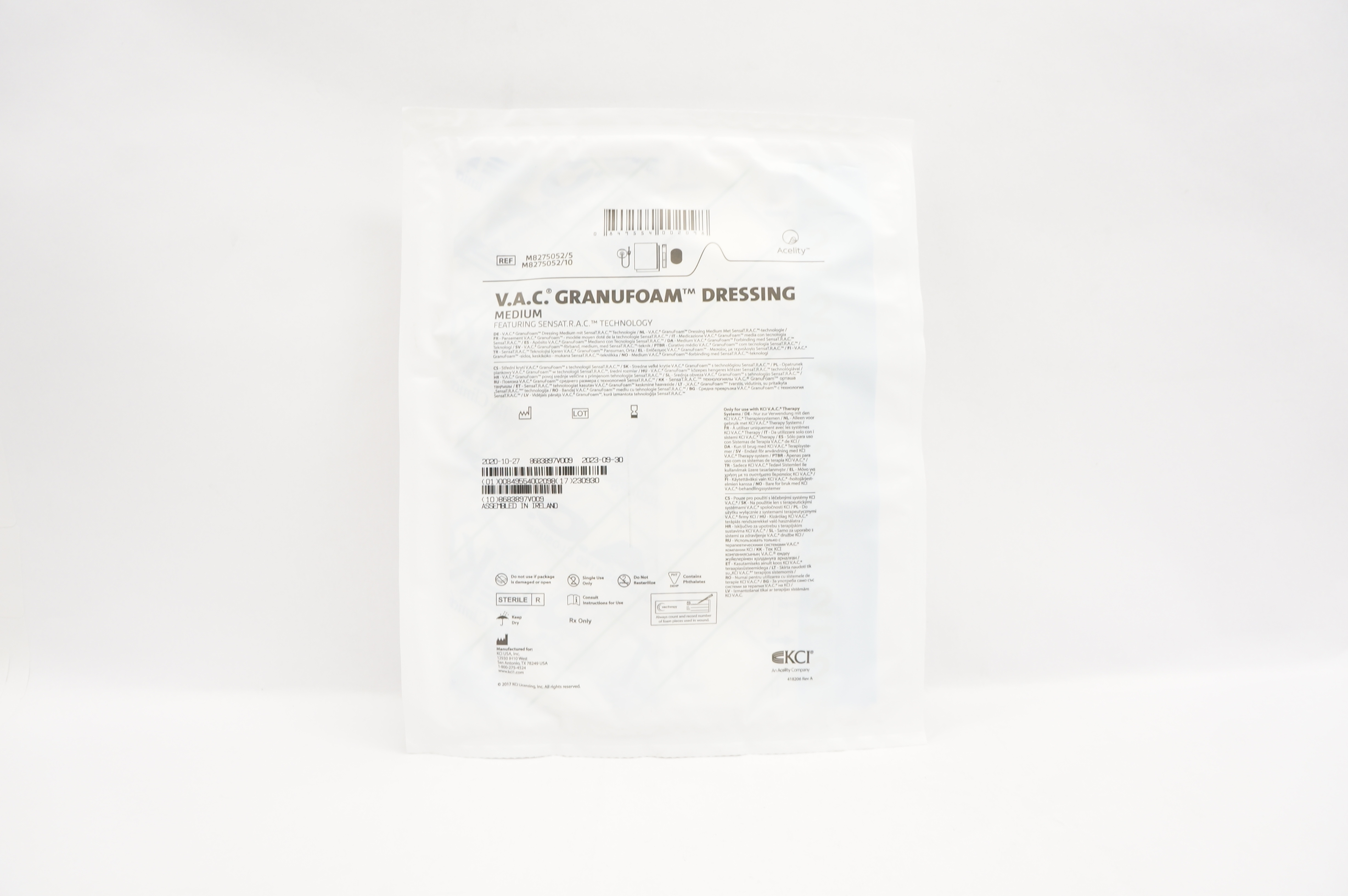 KCI M8275052/5 Acelity V.A.C. Granufoam Dressing Medium