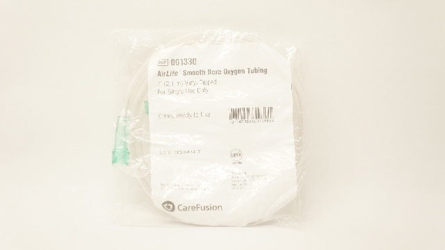 CareFusion 001330 AirLife Smooth Bore Oxygen Tubing 7Ft. Vinyl Tipped