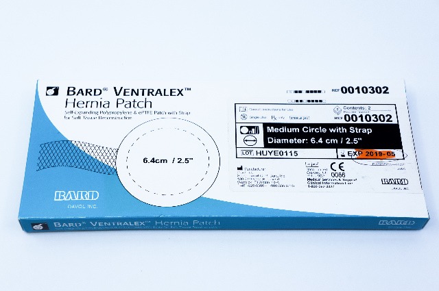 Bard 0010302 Ventralex Hernia Patch 2.5inch ~ Pack of 2
