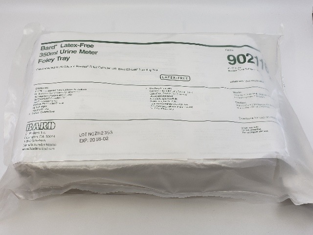 Bard 902116 Latex-Free 350ml Urine Meter Foley Tray, 16Fr. (x)