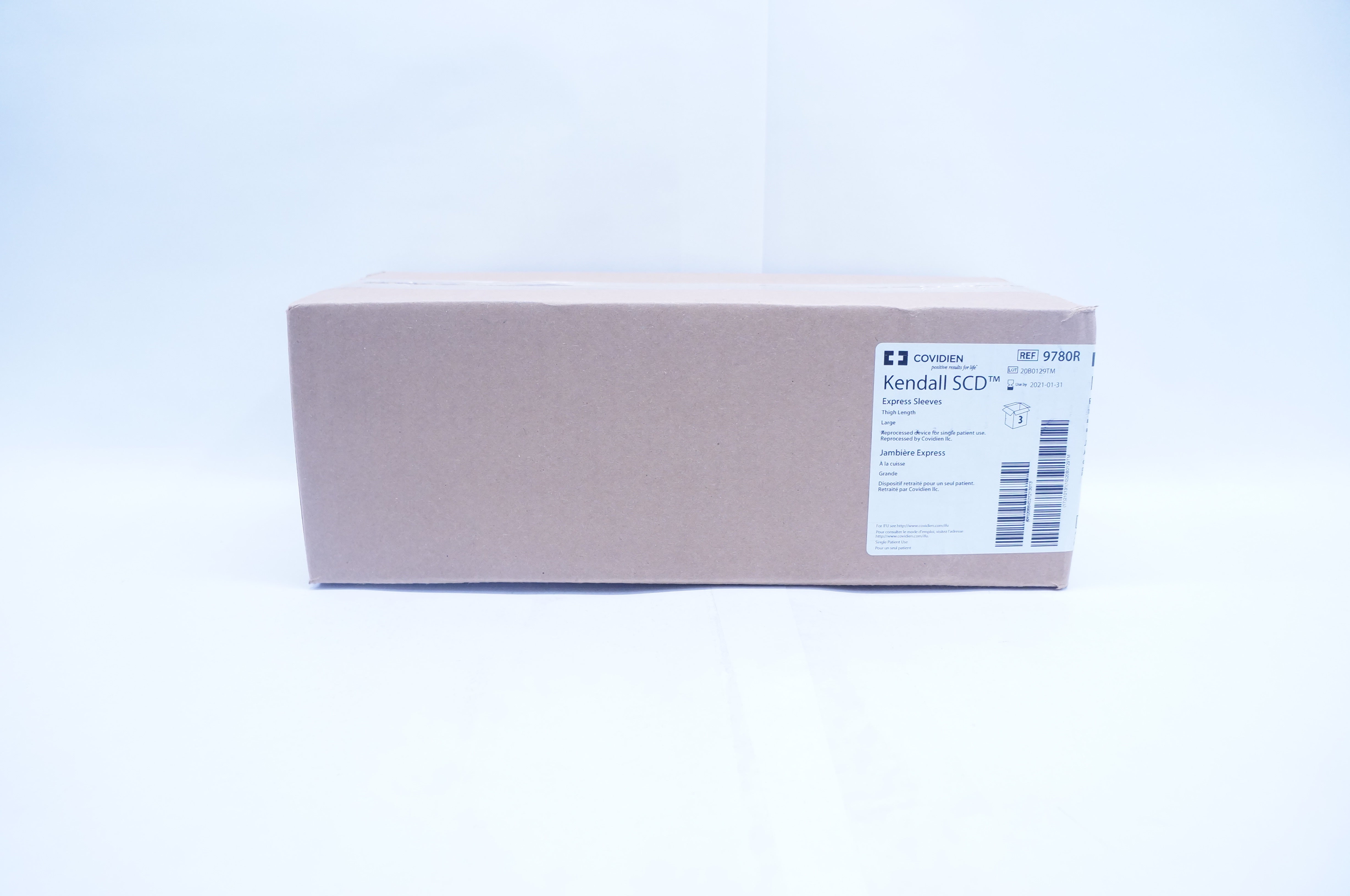 Covidien 9780R Kendall SCD Express Sleeves Large -Box of 3