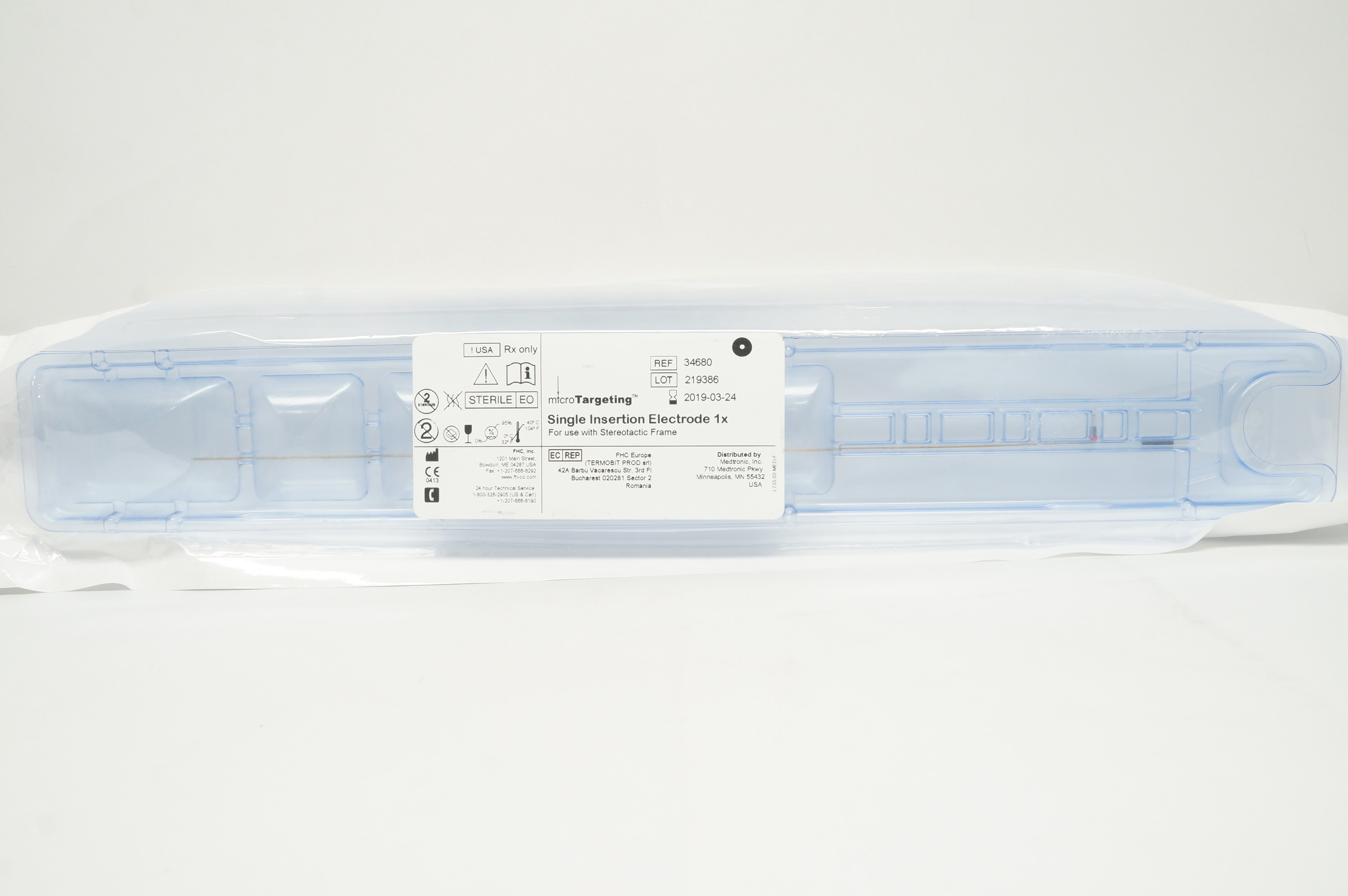 Medtronic 34680 MicroTargeting Insertion Electrode 1x (x)