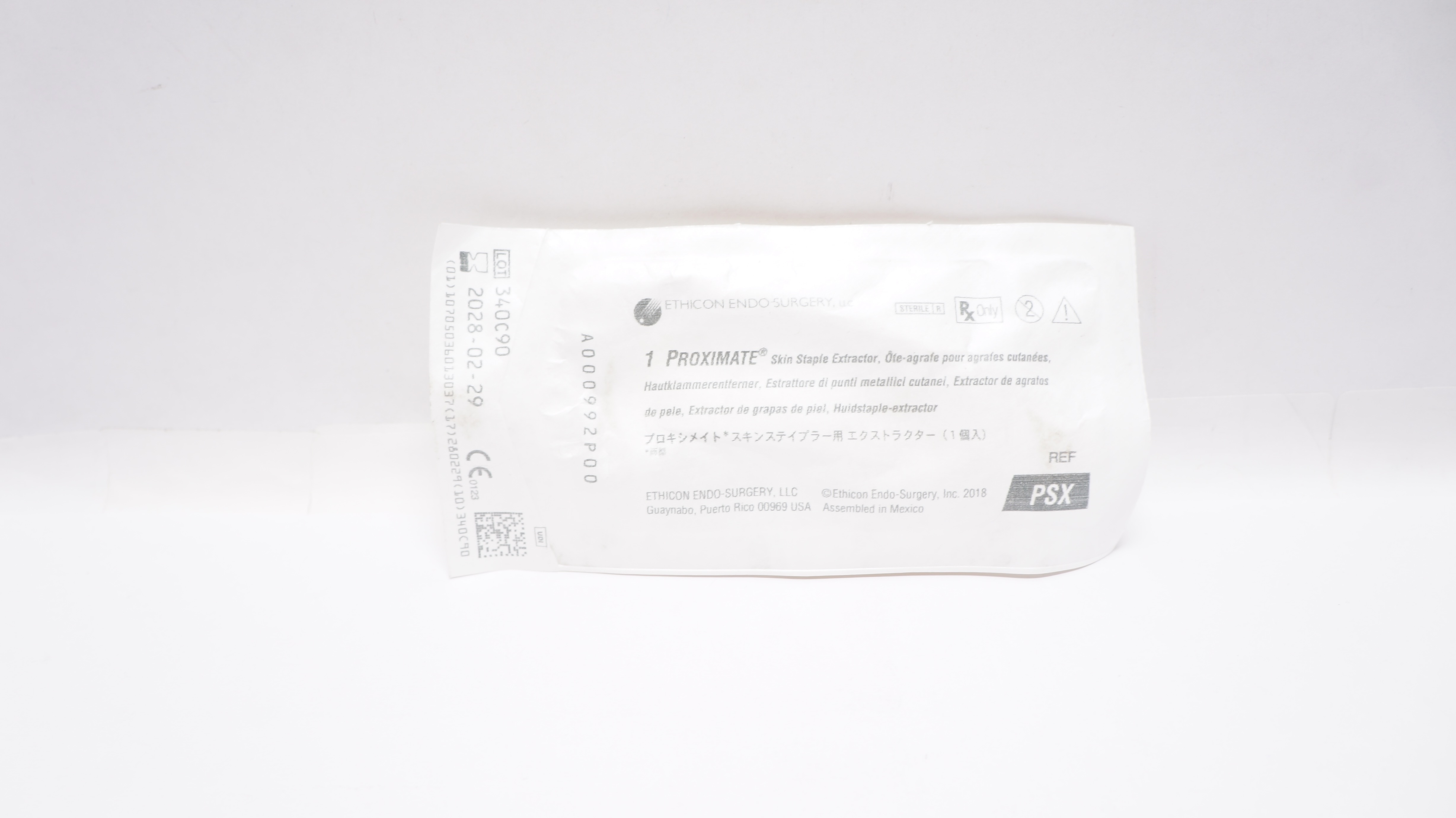 Ethicon PSX 1 Proximate Skin Staple Extractor