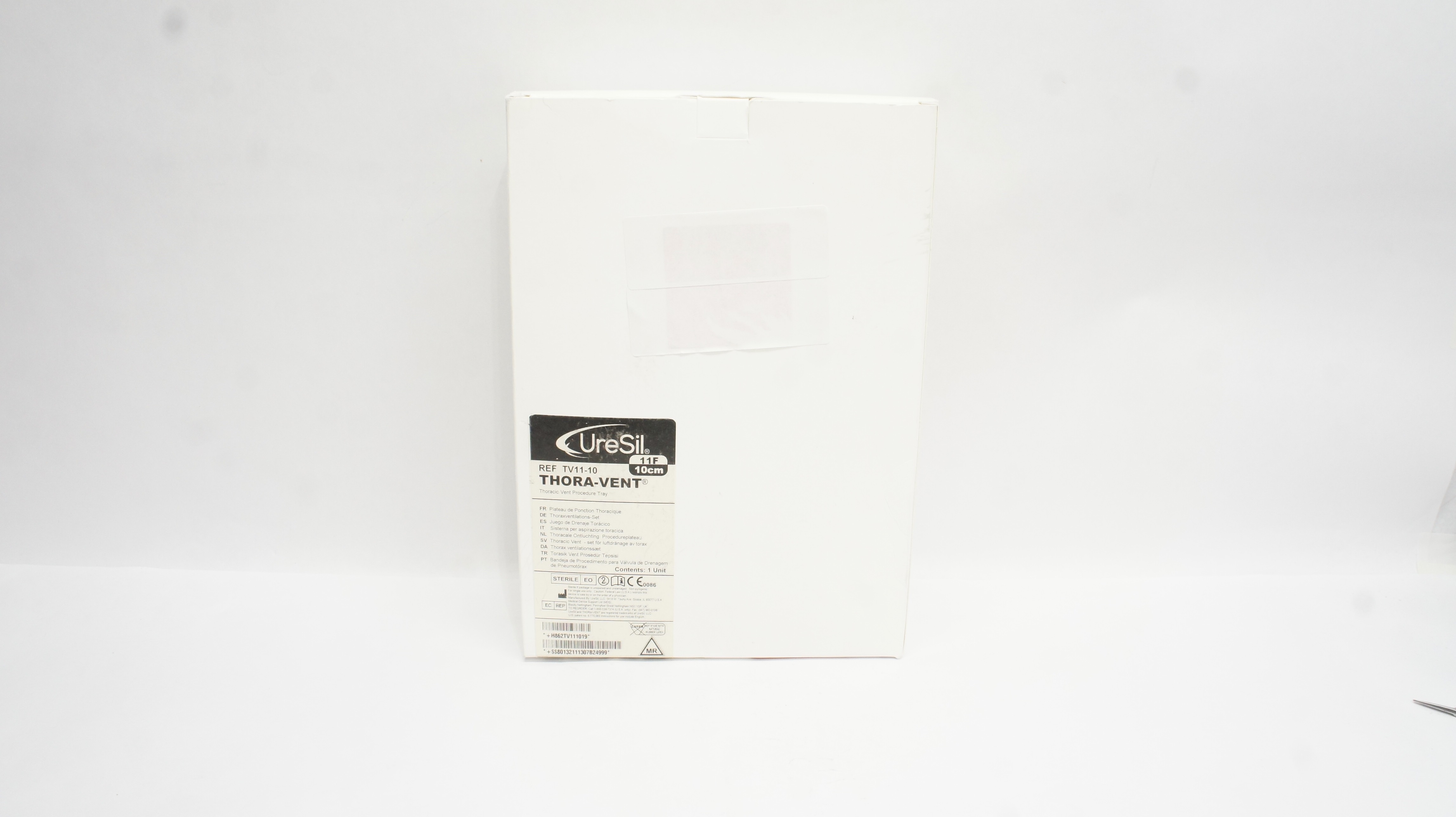 UreSil TV11-10 Thora-Vent Thoracic Vent Procedure Tray 11F x 10cm (x)