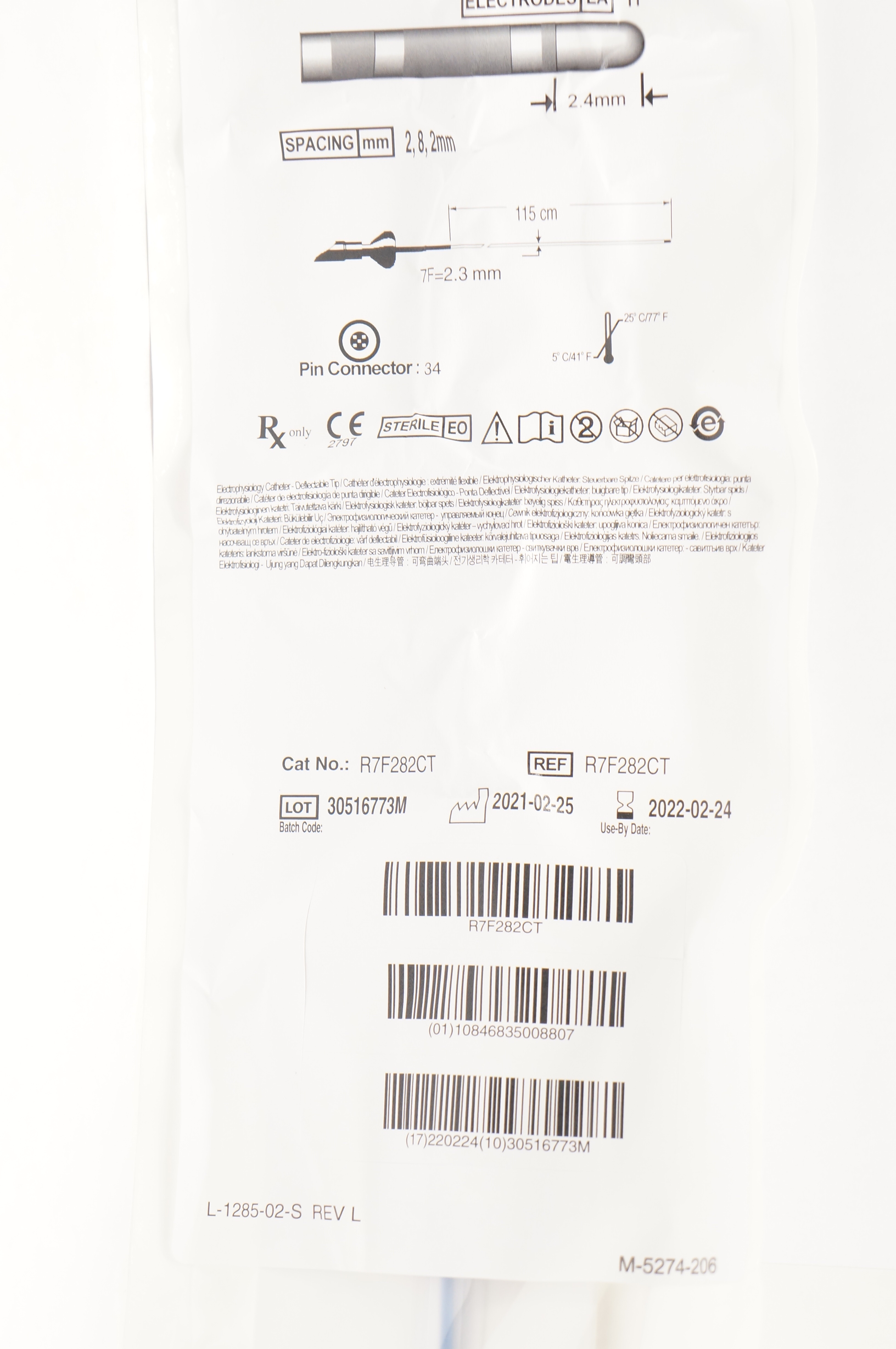 Biosense Webster R7F282CT NAV C3 DecaNav Electrophysiology