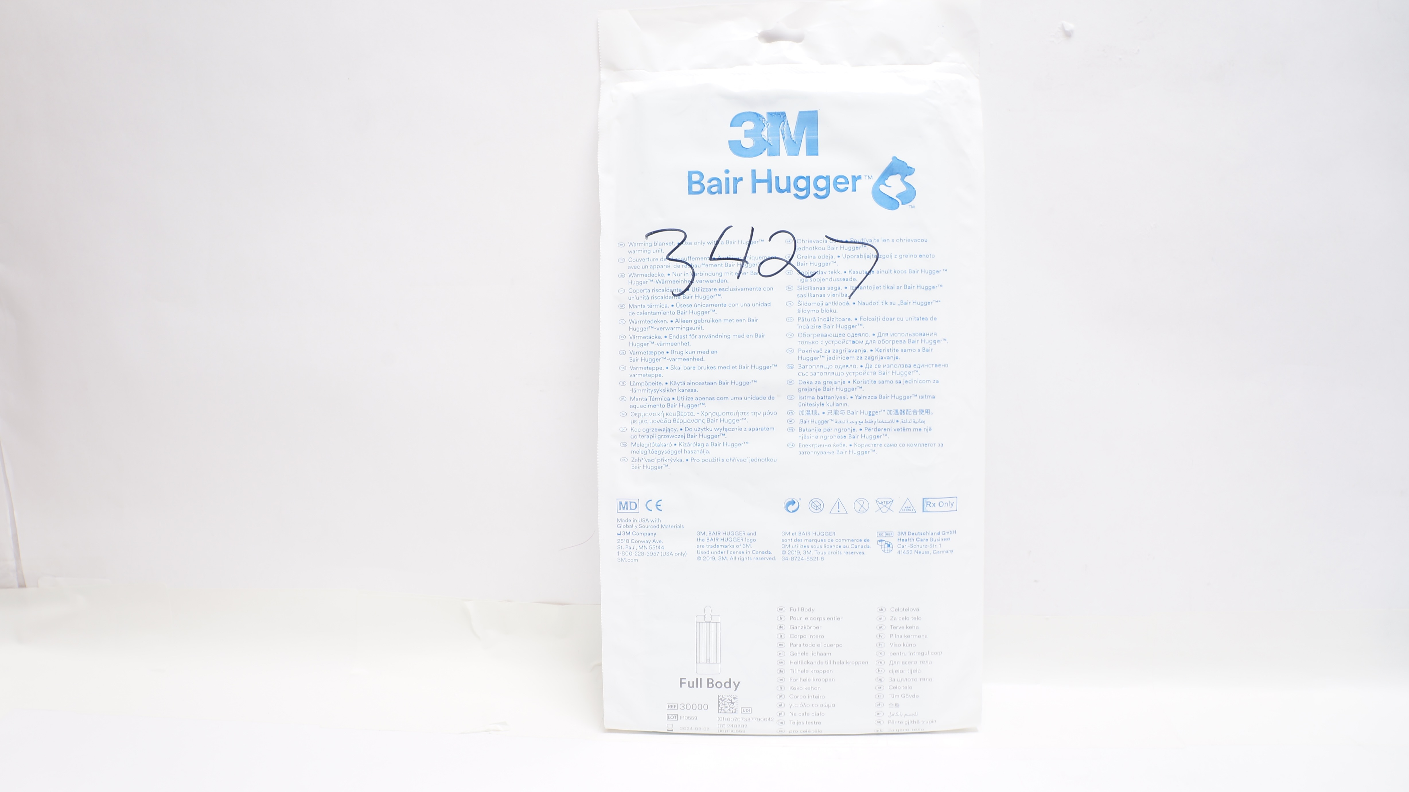 3M 30000 Bair Hugger Adult Full Body Underbody Warming Blanket