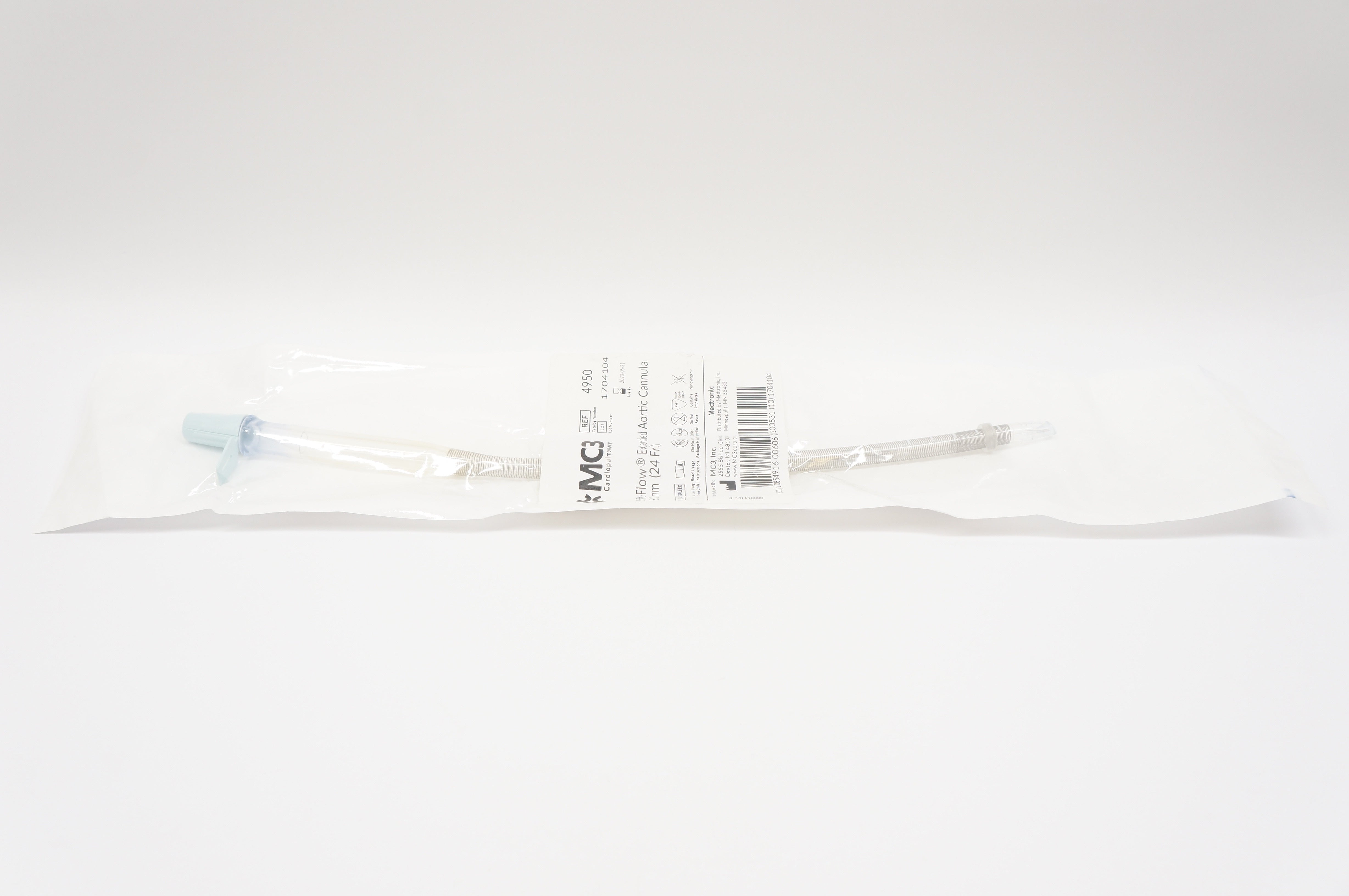 MC3 4950 Soft-Flow Extended Aortic Cannula 8.0mm (x)