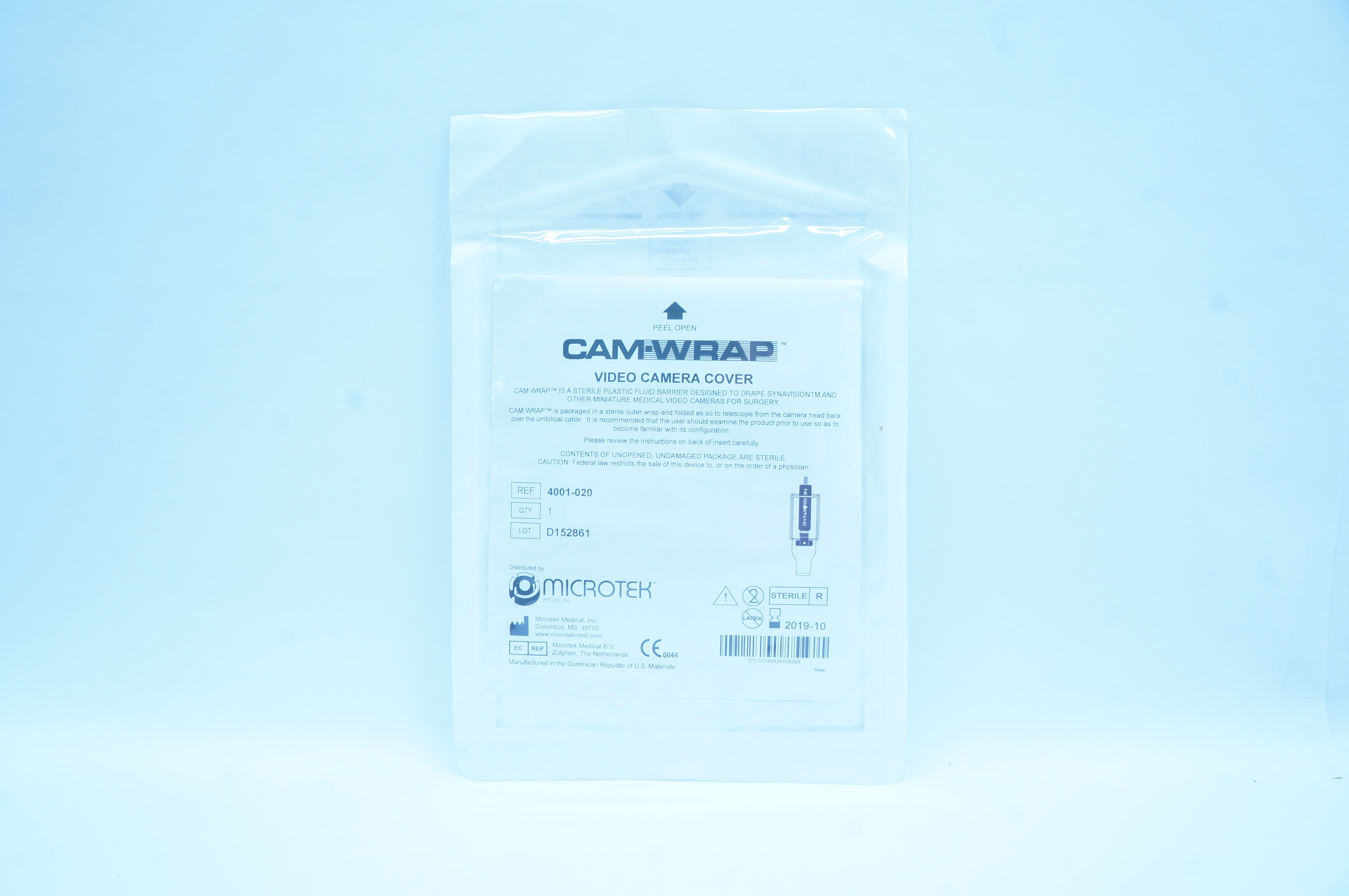 Microtek 4001-020 Cam-Wrap Video Camera Cover (x)