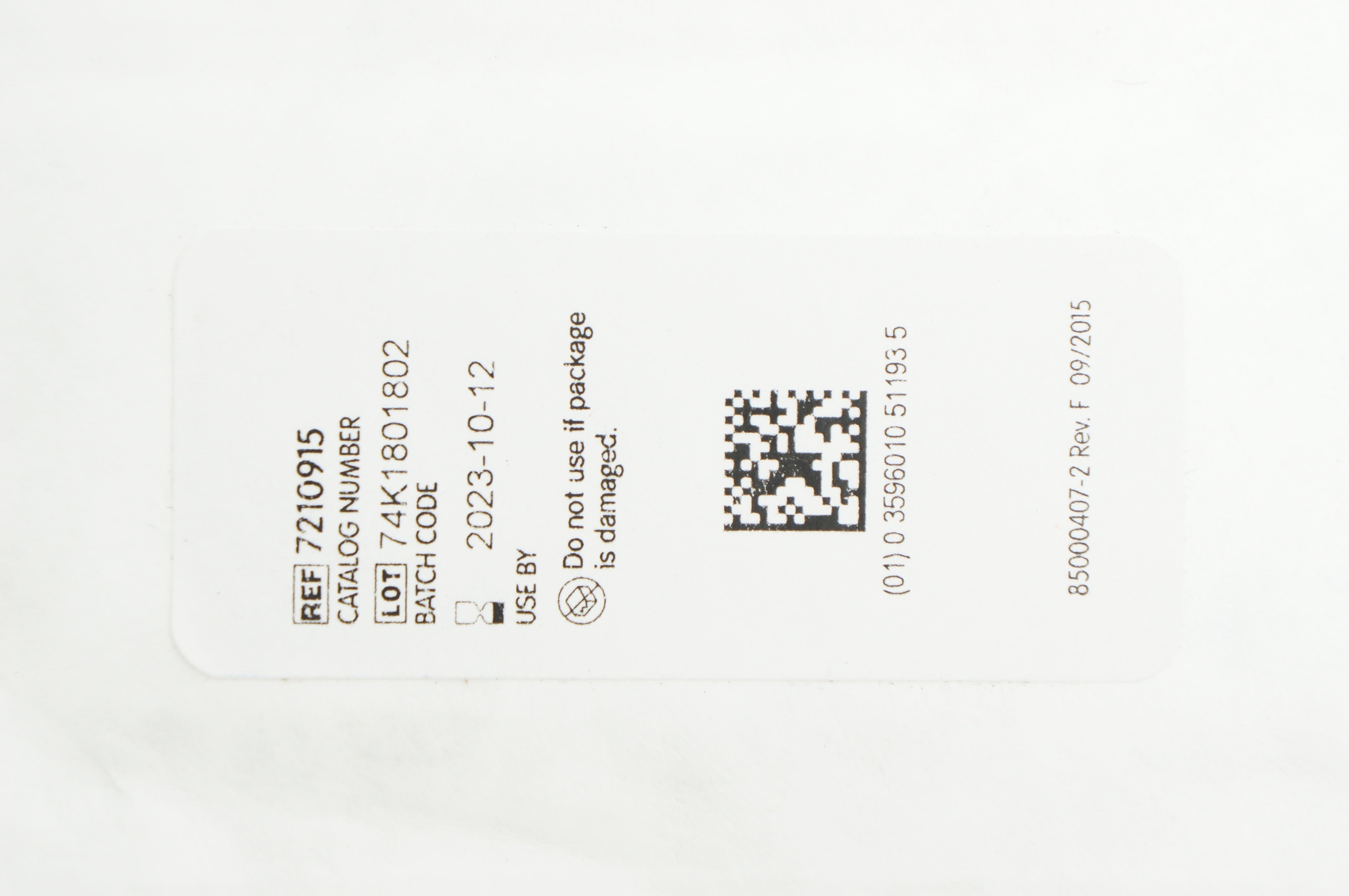 Smith&Nephew 7210915 ULTRABRAID Co-Braid Stre. and Ndle. Assembly