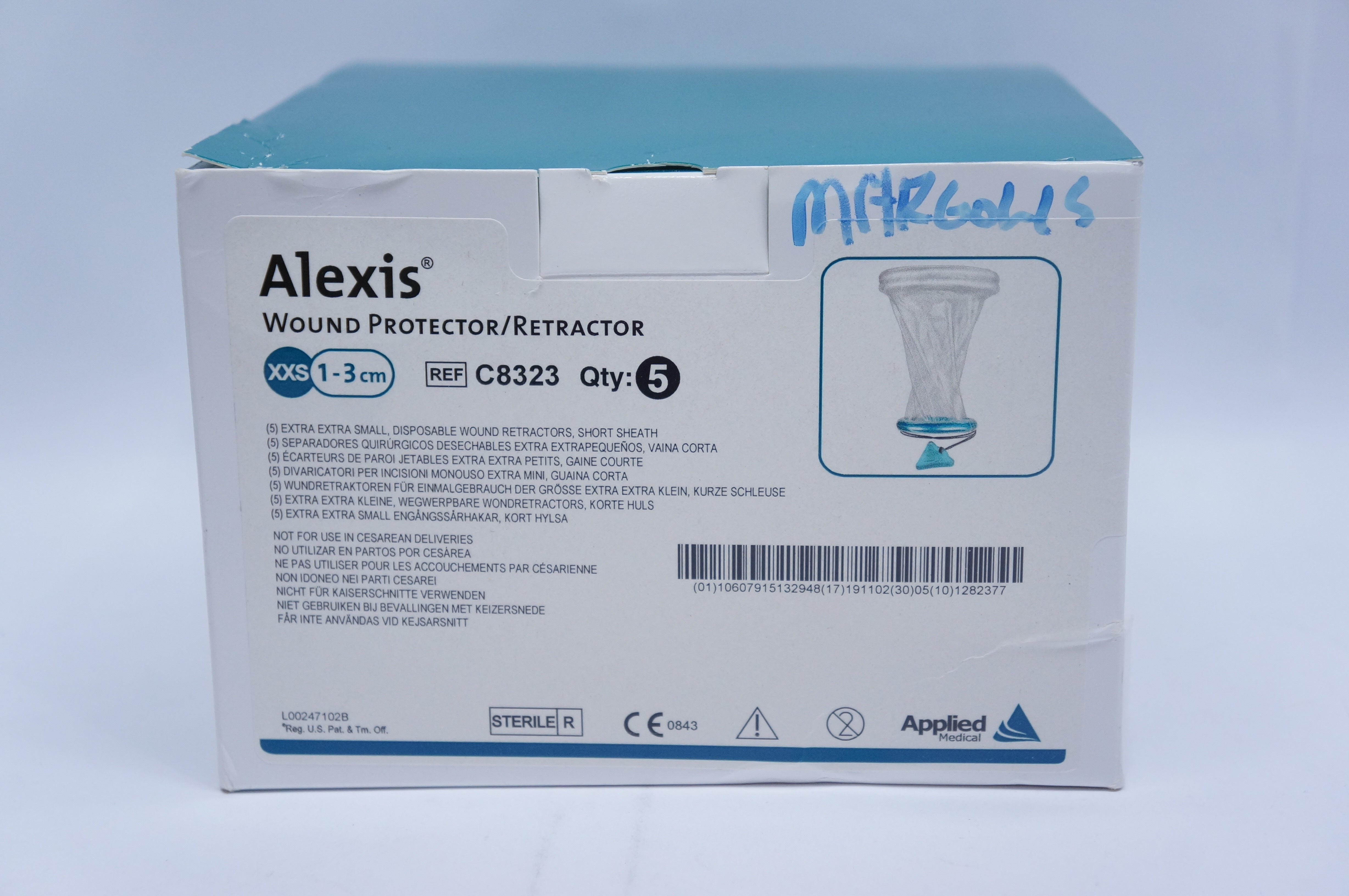 Applied Medical C8323 Alexis Wound Protector/Retractor XXS 13cm Box