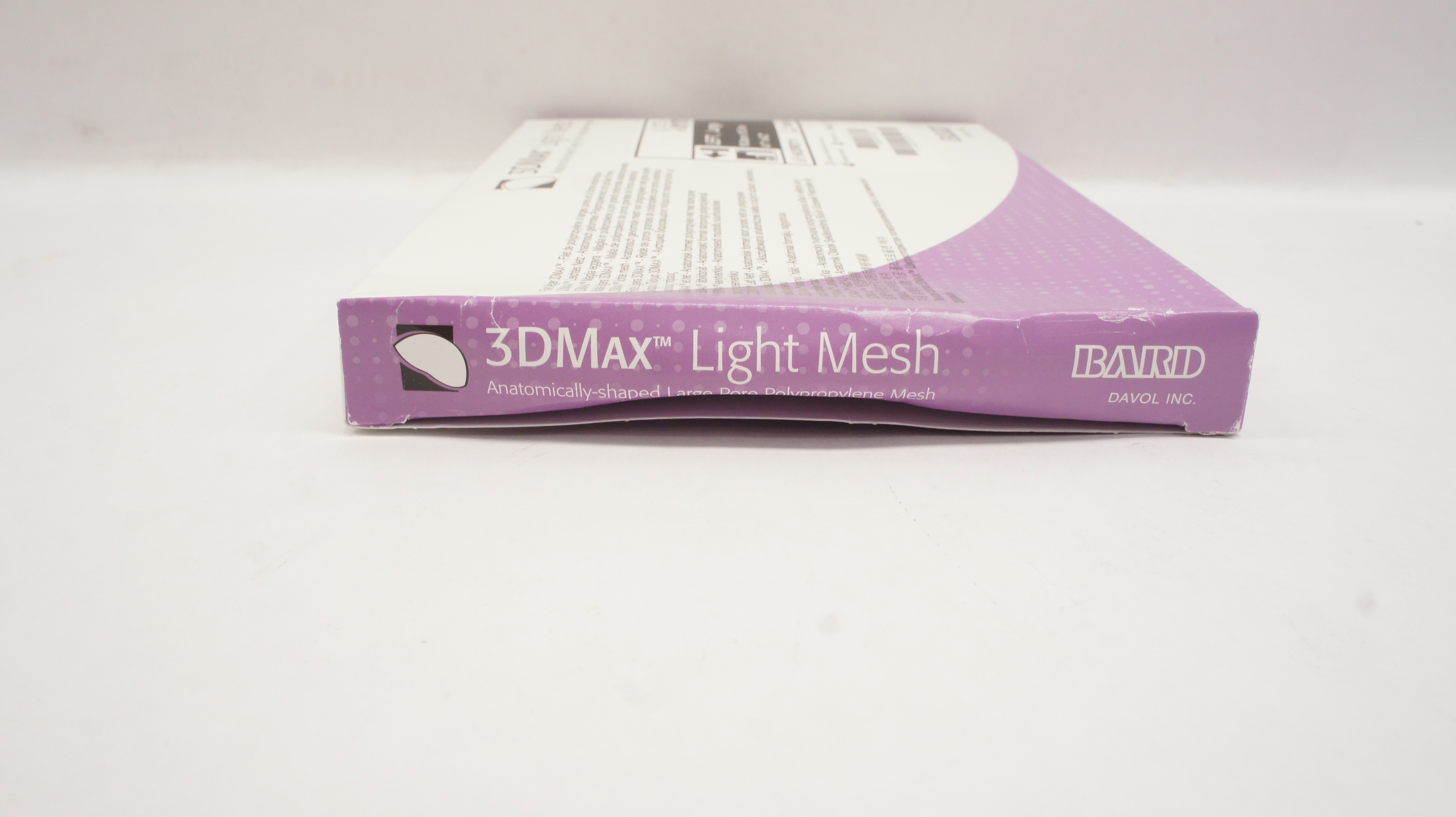 Bard 0117311 Davol 3DMax Light Mesh Left Large 4.1 x 6.2 inch