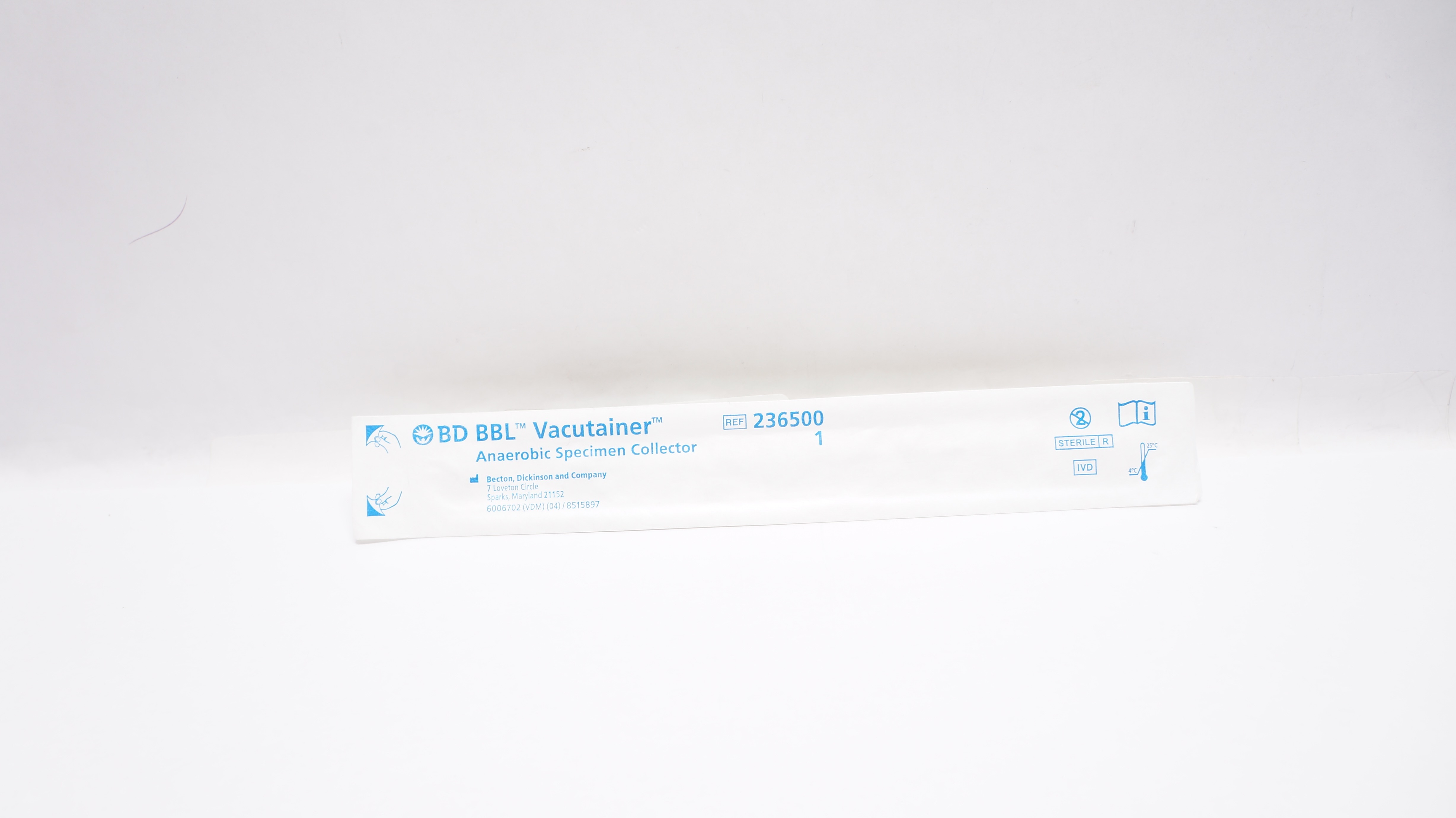 BD 236500 BBL Vacutainer Anaerobic Specimen Collector (x) Case of 100