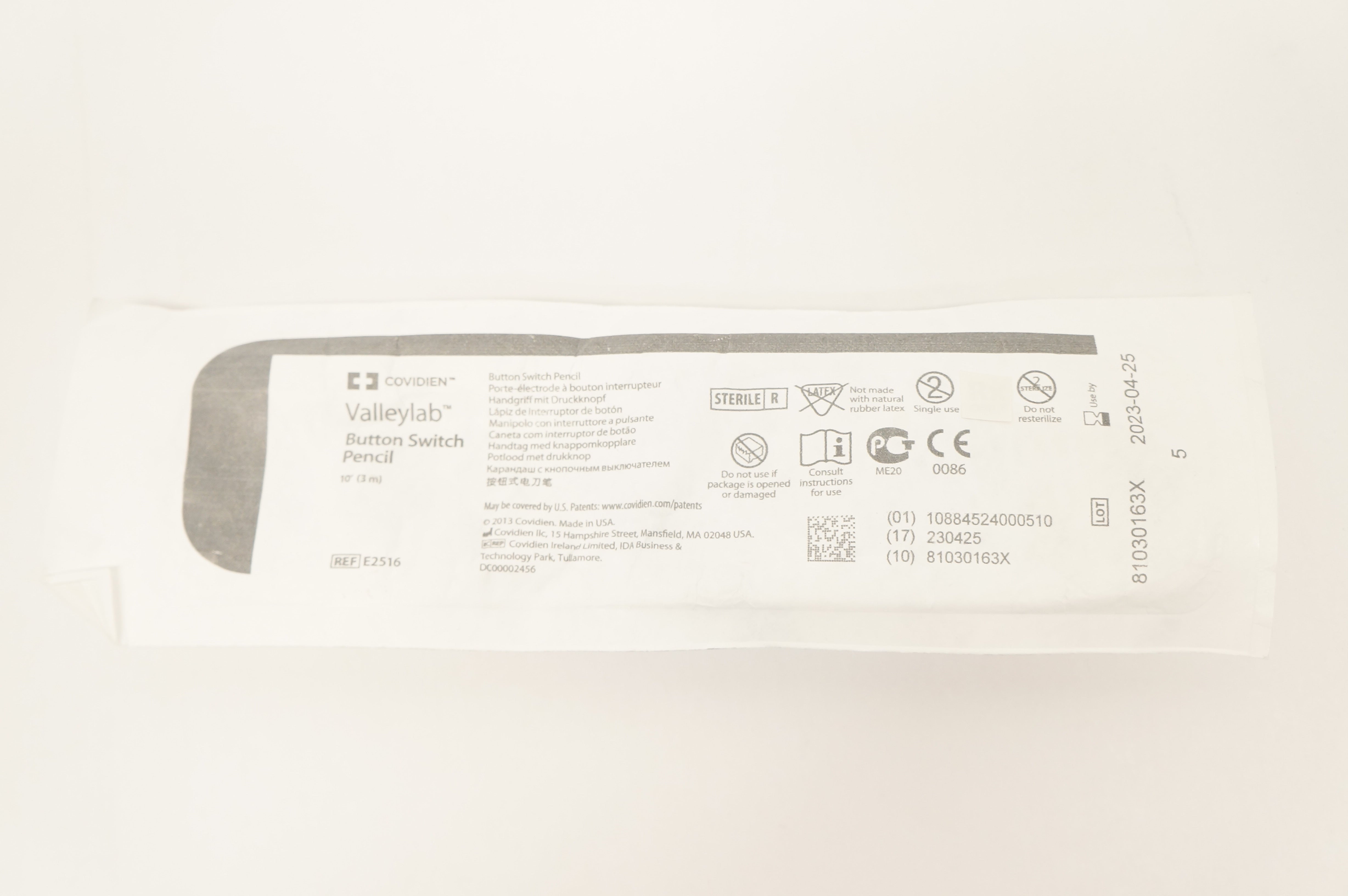 Covidien E2516H Valleylab Button Switch Pencil Holster 10F (x)