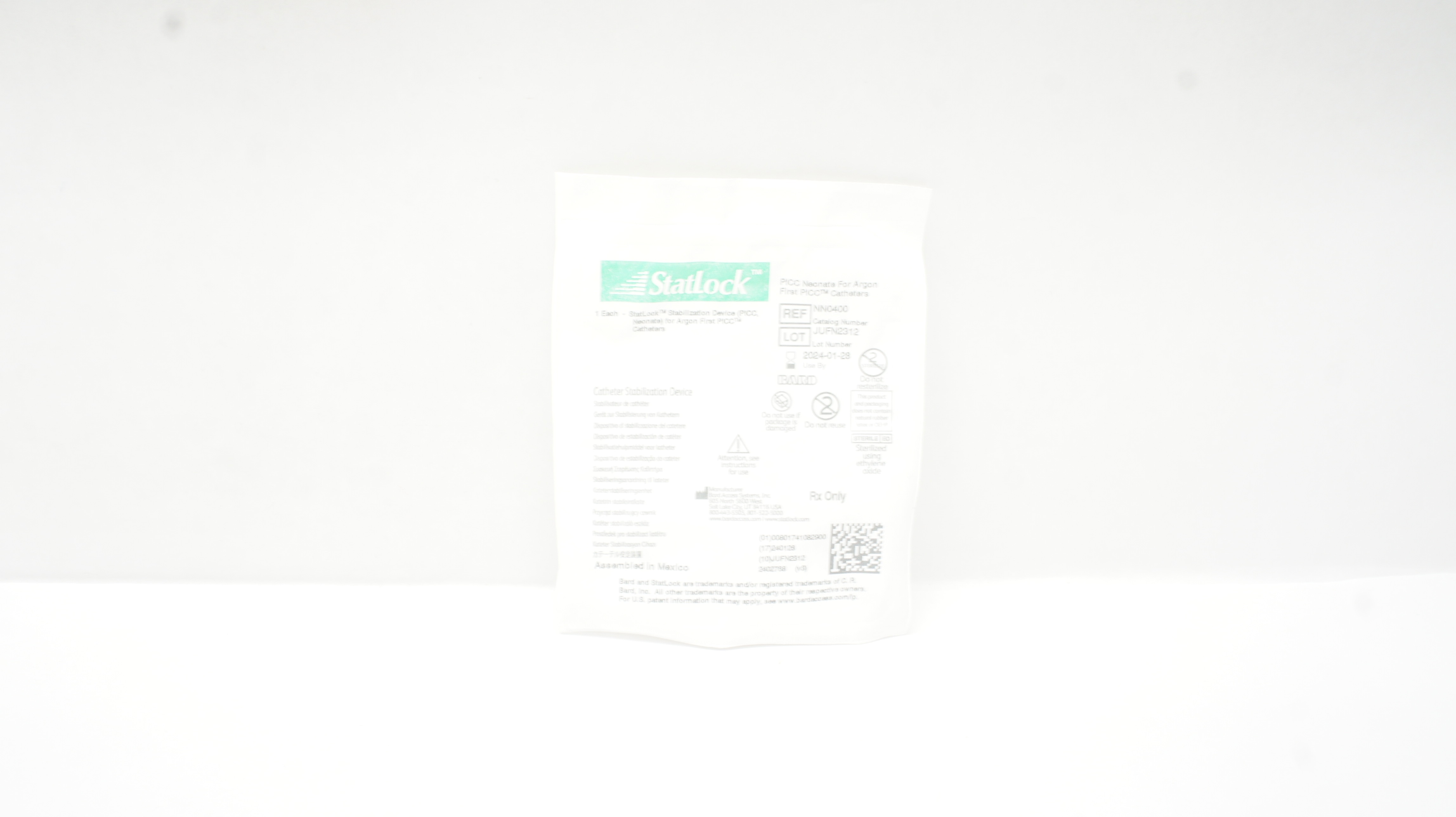 Bard NN0400 StatLock Cath. Stabilization Device PICC, Neonate (x)