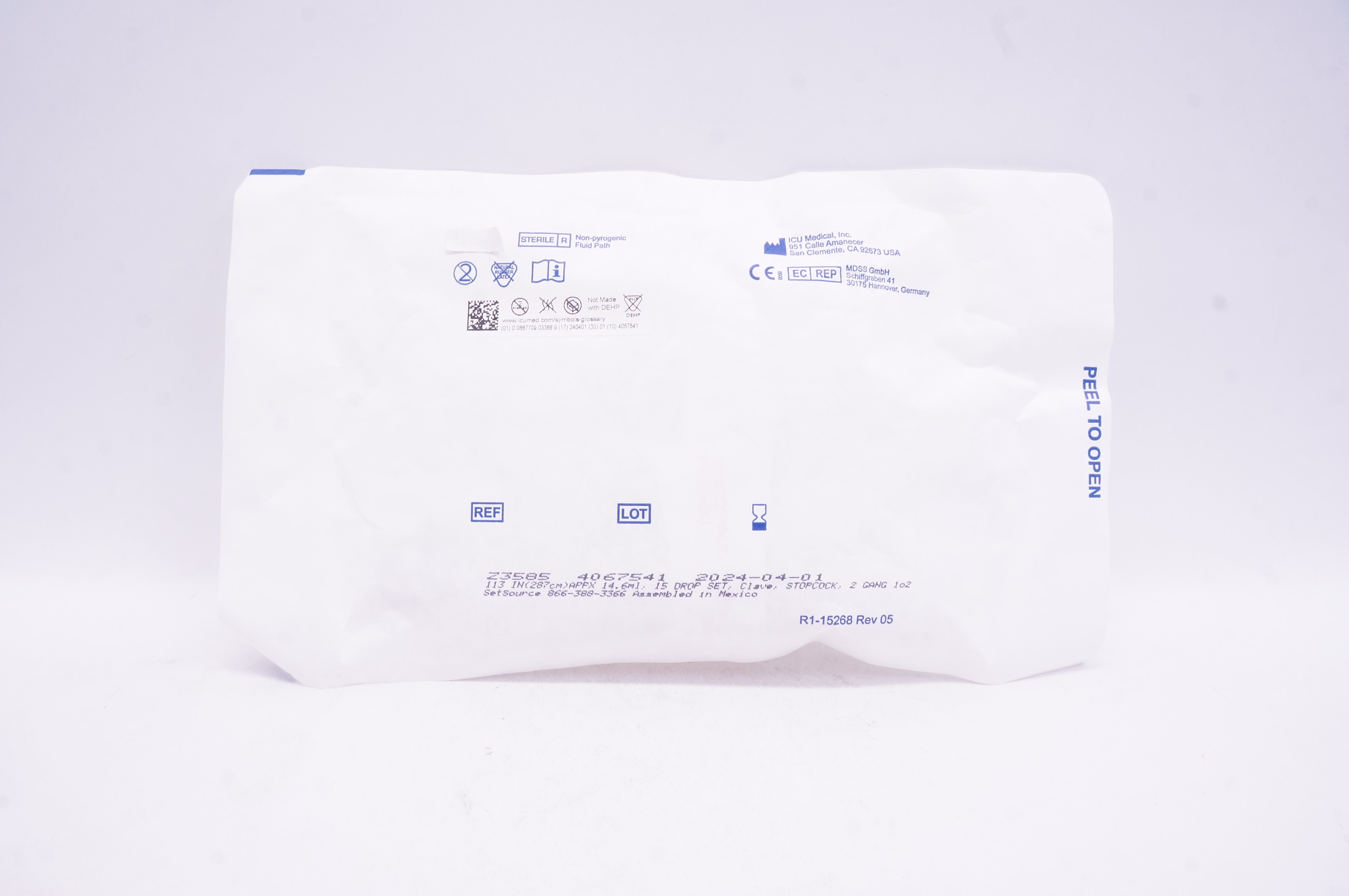 ICU medical 23585 Drop Set