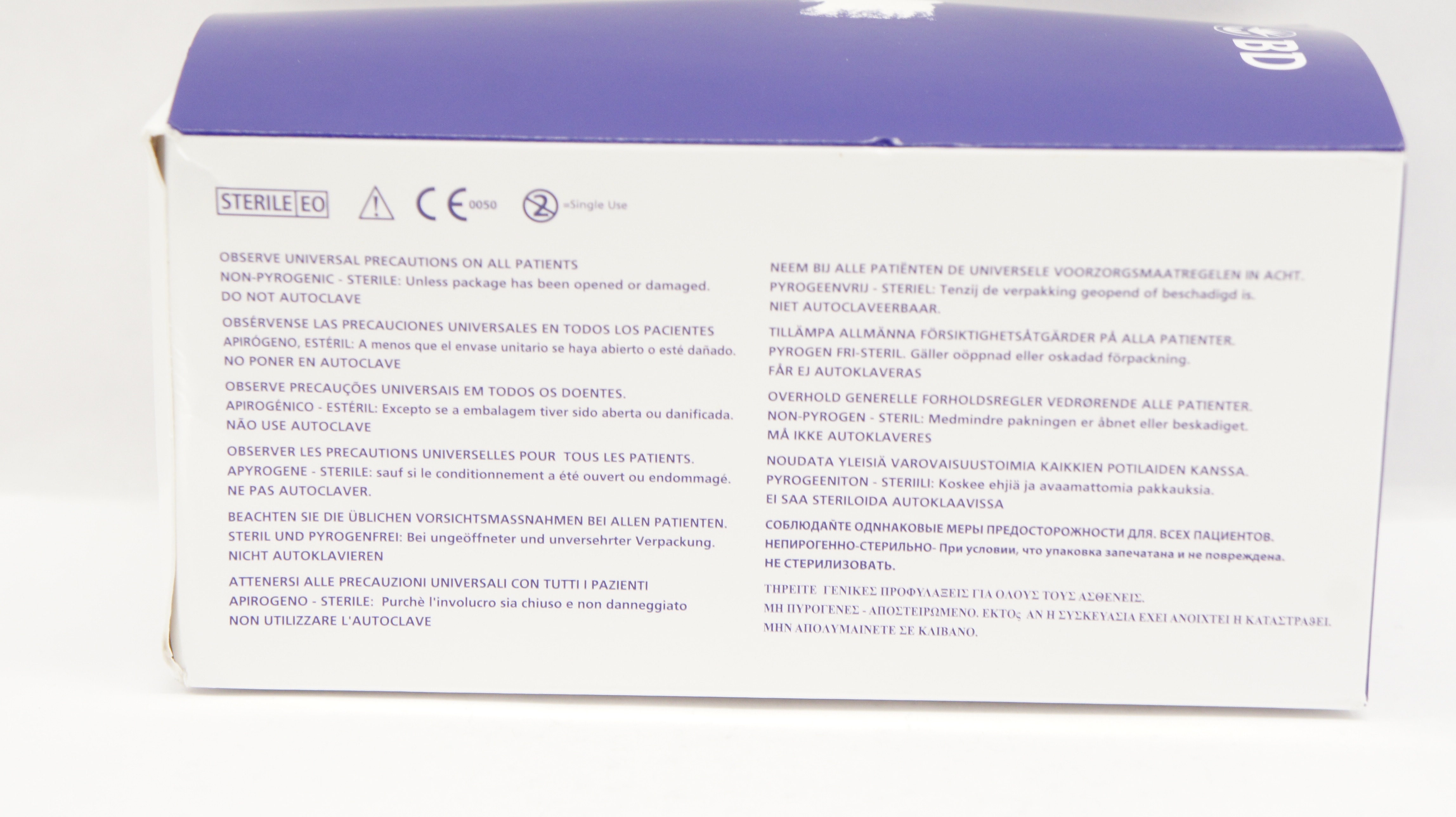 BD 405161 Spinal Ndle Quincke Type Point 22G x 1.50inch