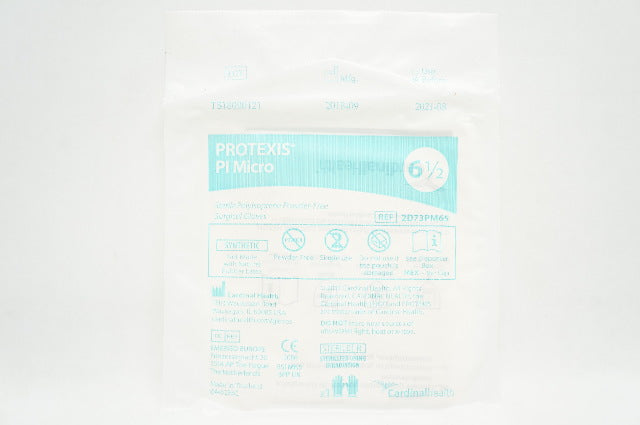 Cardinal Health 2D73PM65 PROTEXIS Pl Micro, Surgical Gloves, Size 6-1/2 (x)