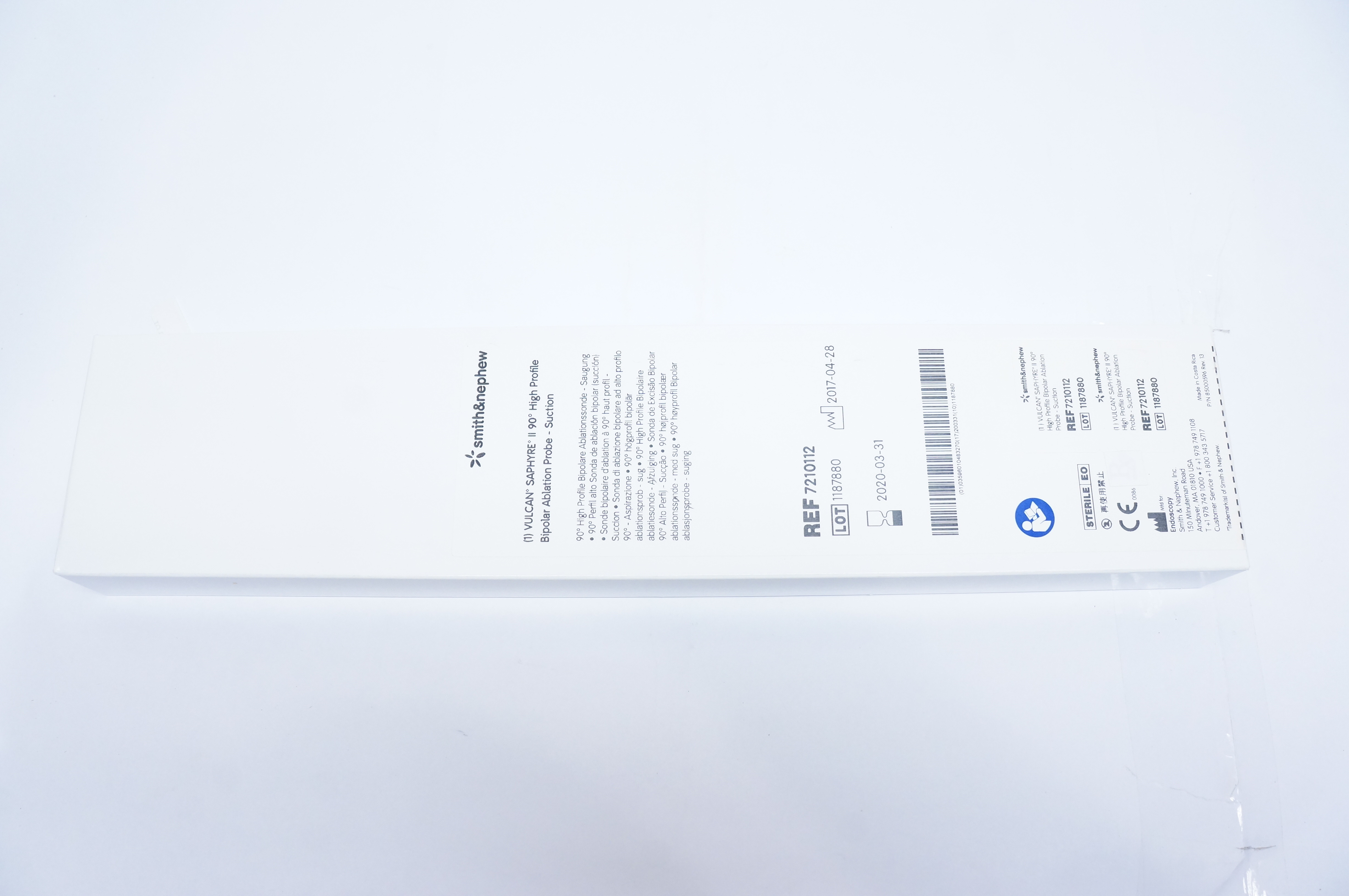 Smith&Nephew 7210112 VULCAN SAPHYRE II 90deg. High Profile Bipolar Ablation (x)