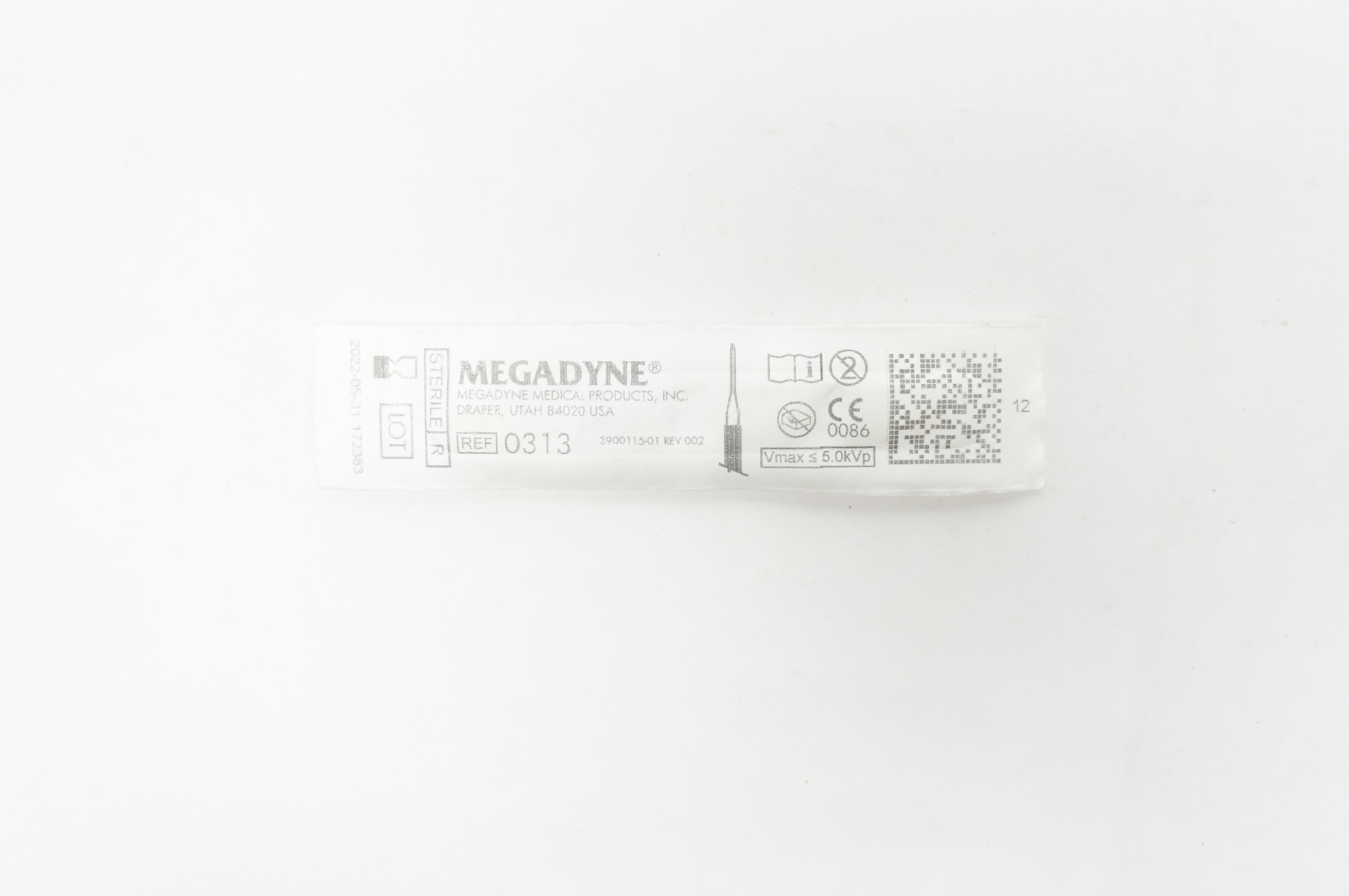 Megadyne 0313 Ndle Electrode 2.75 inch Vmax≤5.0kVp (x)