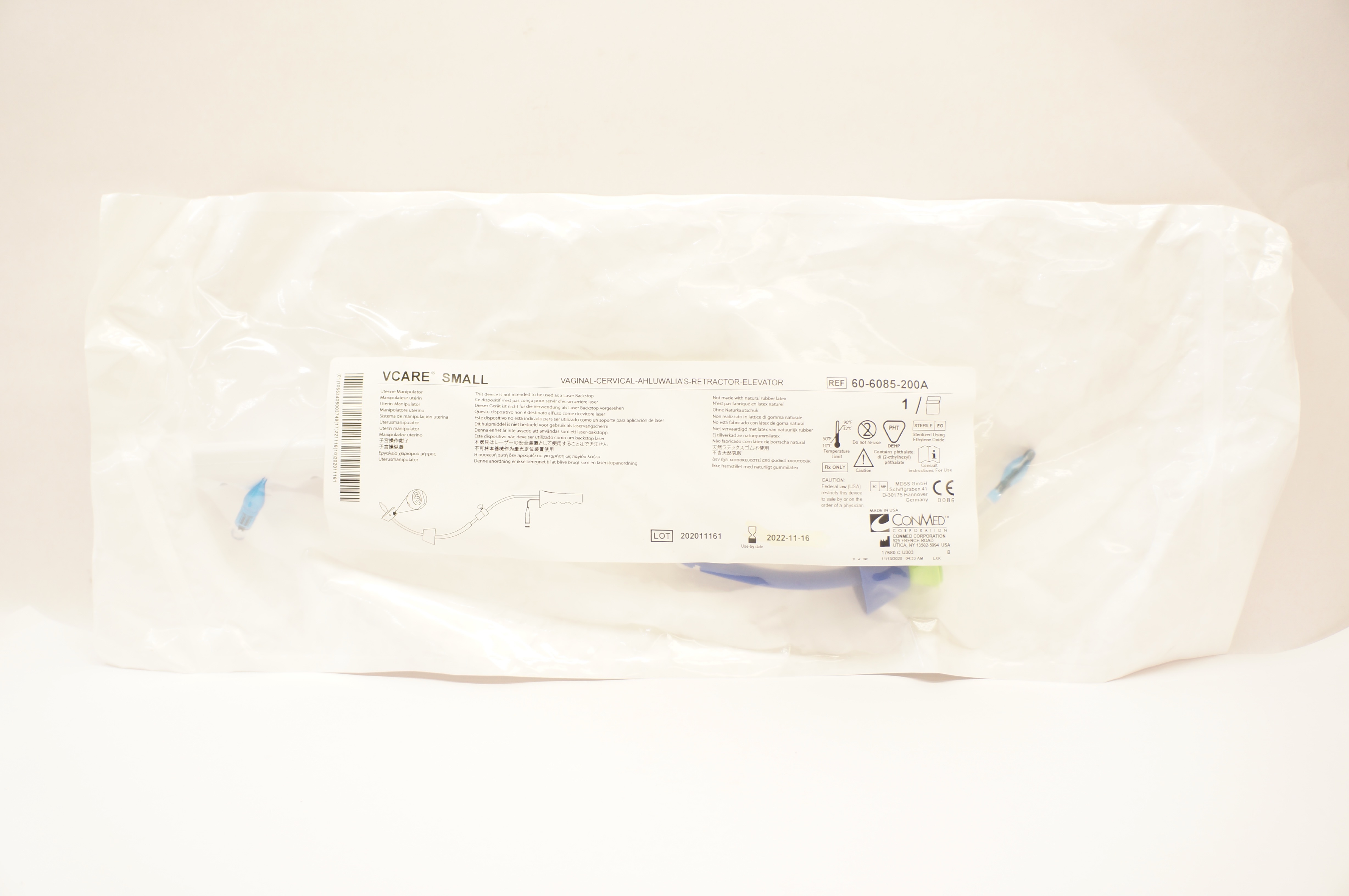 ConMed 60-6085-200A Vcare Small Uterine Manipulator (x)