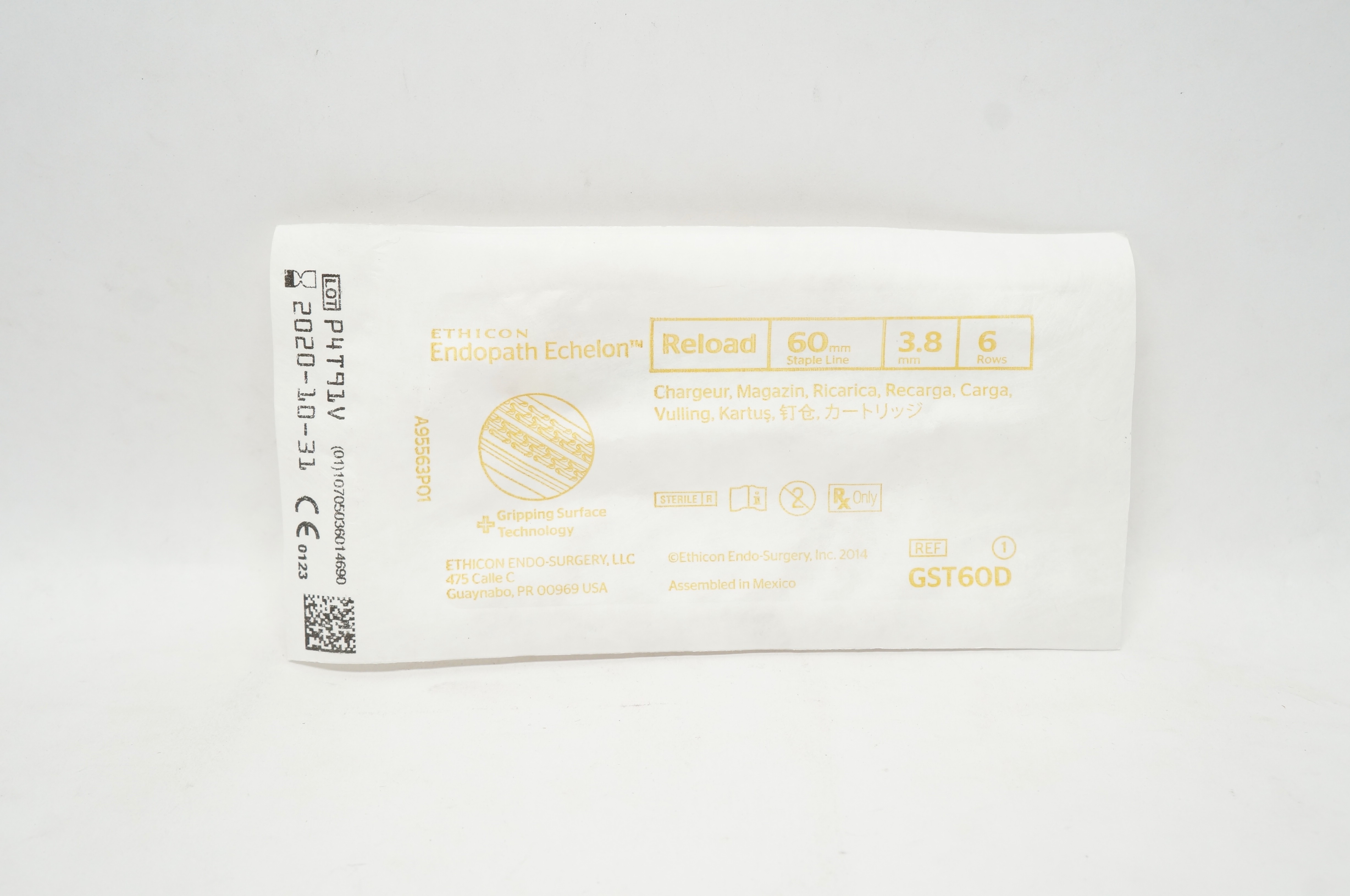 Ethicon GST60D Endopath Echelon Reload 60mm 3.8mm 6 Rows (x)