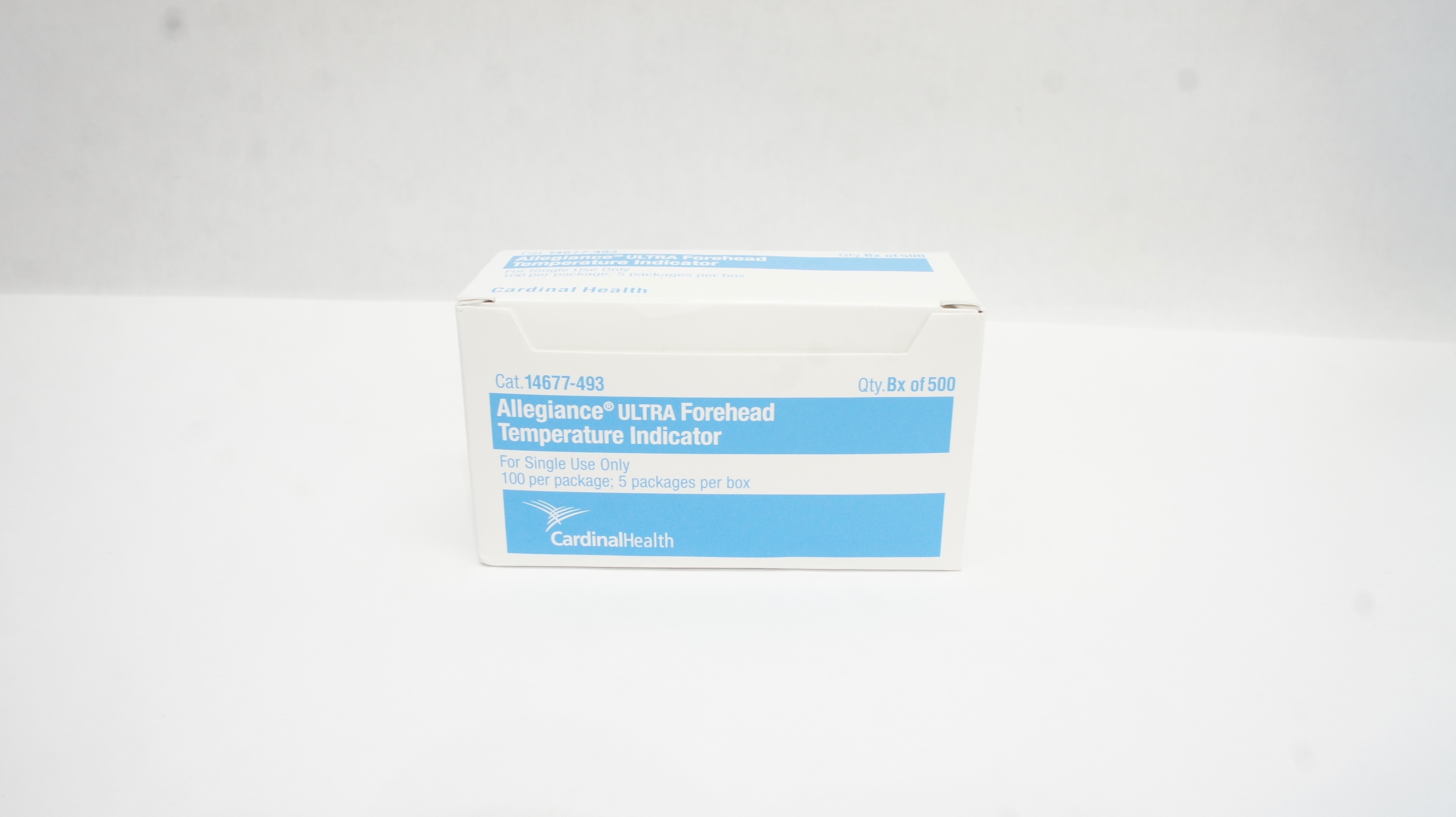 Cardinal Health P493 Allegiance ULTRA Forehead Temperature Indicator -Box of 500